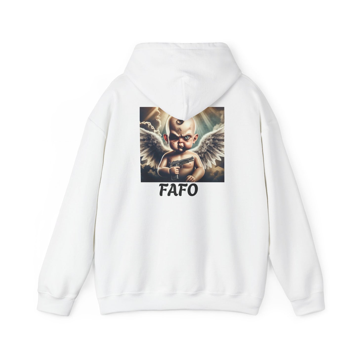 FAFO Society Hoodie — 'Proud Member of the FAFO Society' Angel Graphic Sweatshirt