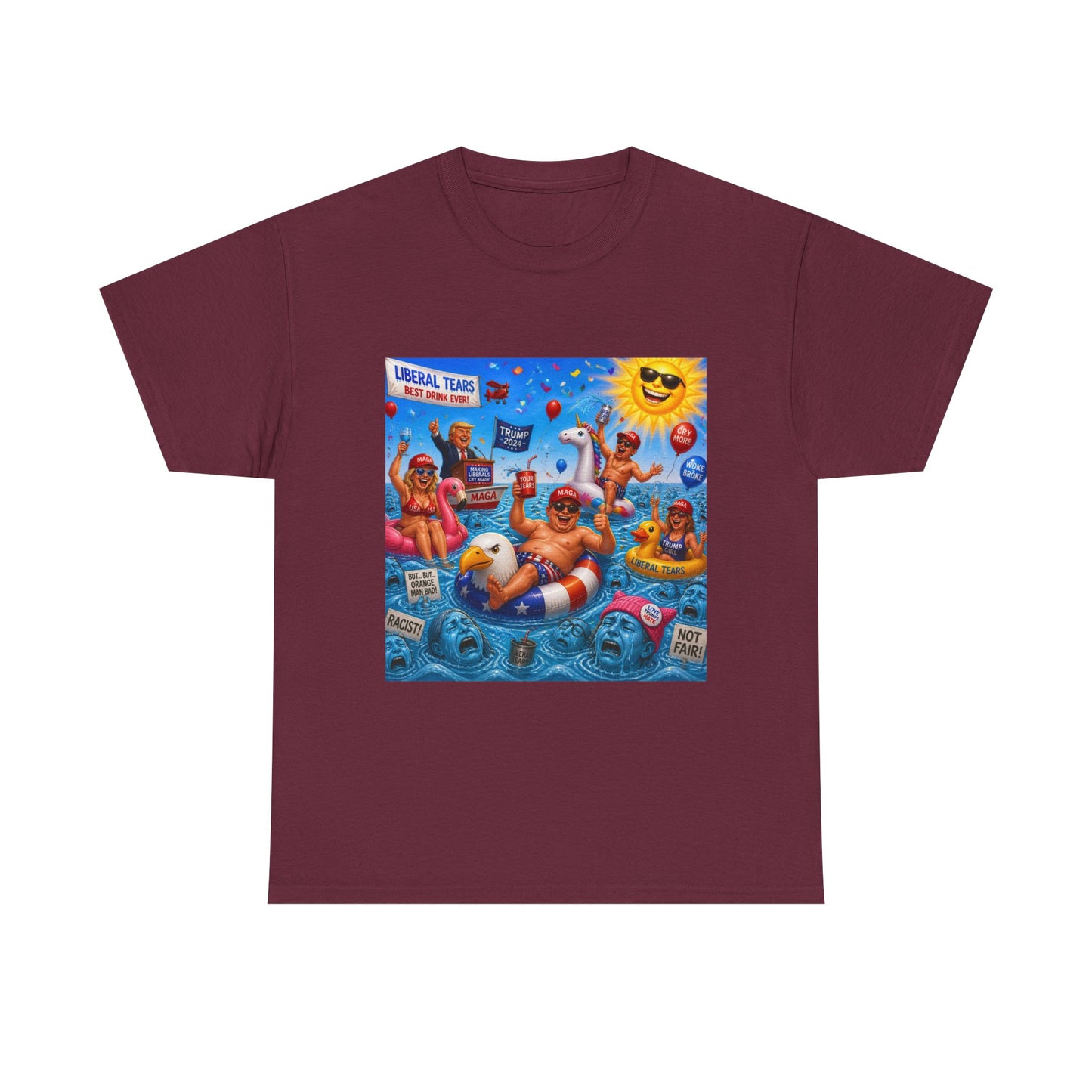 Beach Party T-Shirt — "Lifeguard Sharks" Summer Graphic Tee