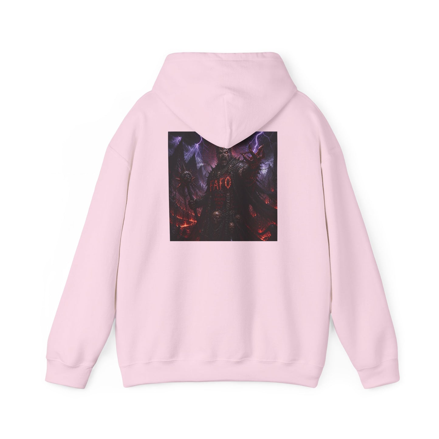 Hoodie — Dark Neon Aesthetic “AFRO” Graphic Pullover