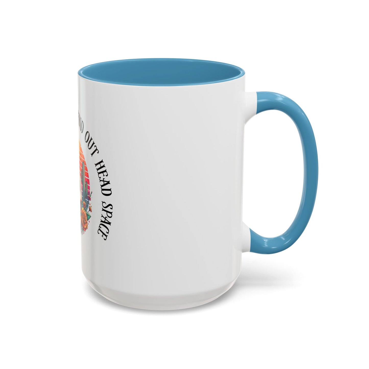 Coffee Mug - "I’m In A Fuck Around Find Out" Retro Cactus Middle Finger Design (Accent 11/15oz)