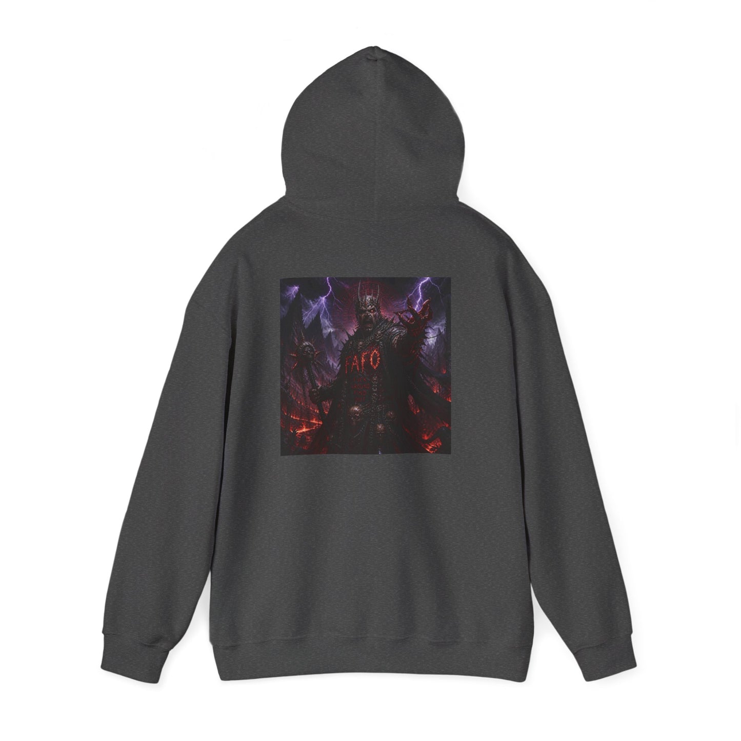 Hoodie — Dark Neon Aesthetic “AFRO” Graphic Pullover