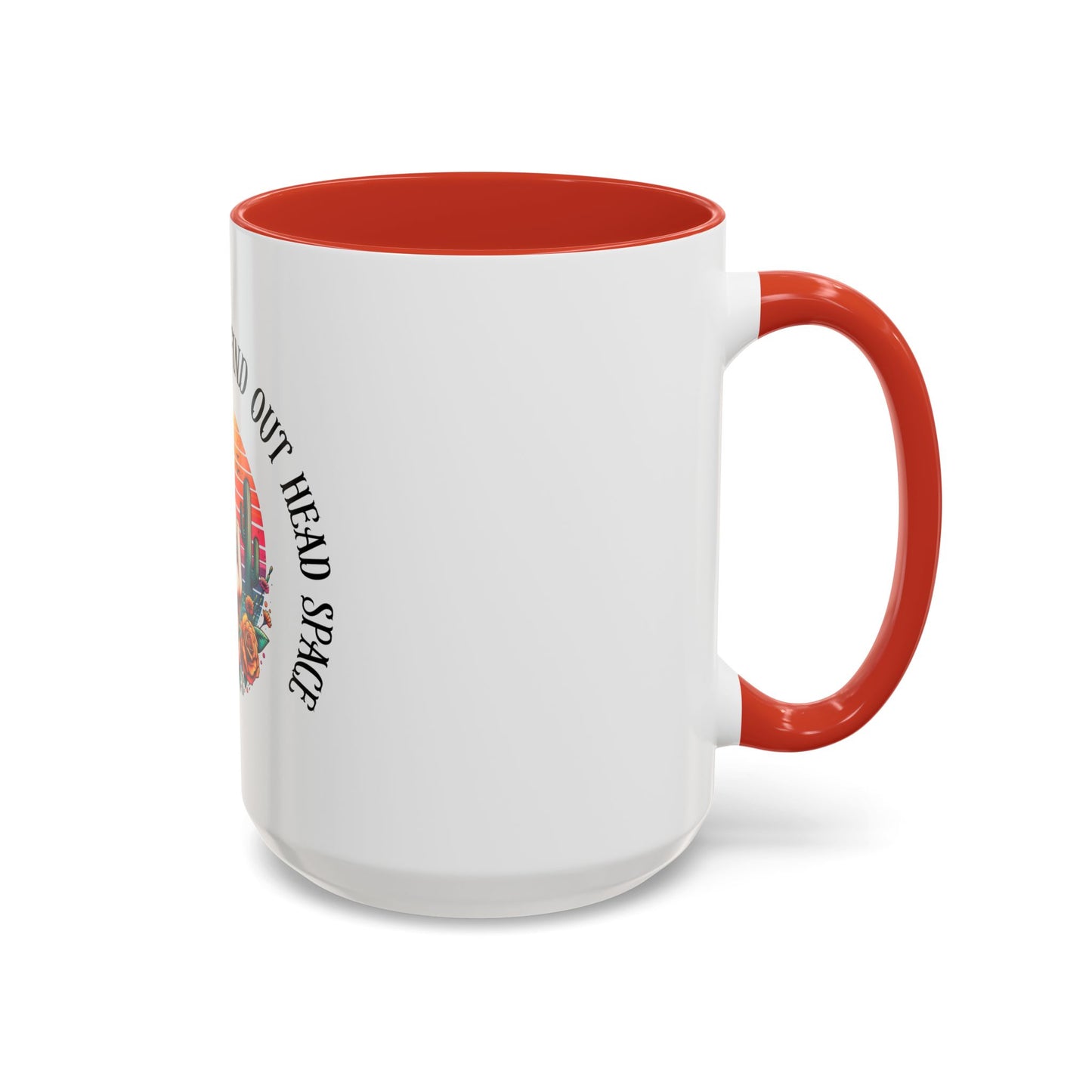 Coffee Mug - "I’m In A Fuck Around Find Out" Retro Cactus Middle Finger Design (Accent 11/15oz)