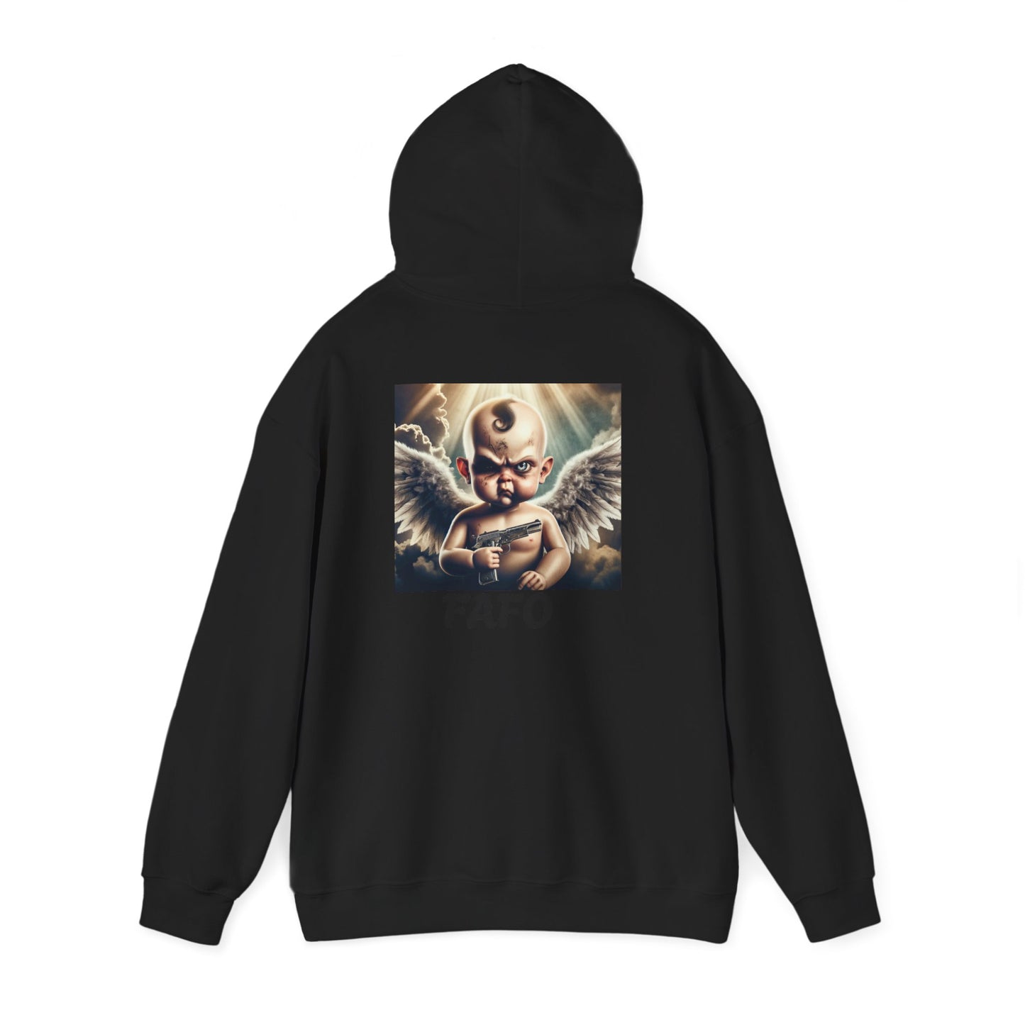 FAFO Society Hoodie — 'Proud Member of the FAFO Society' Angel Graphic Sweatshirt