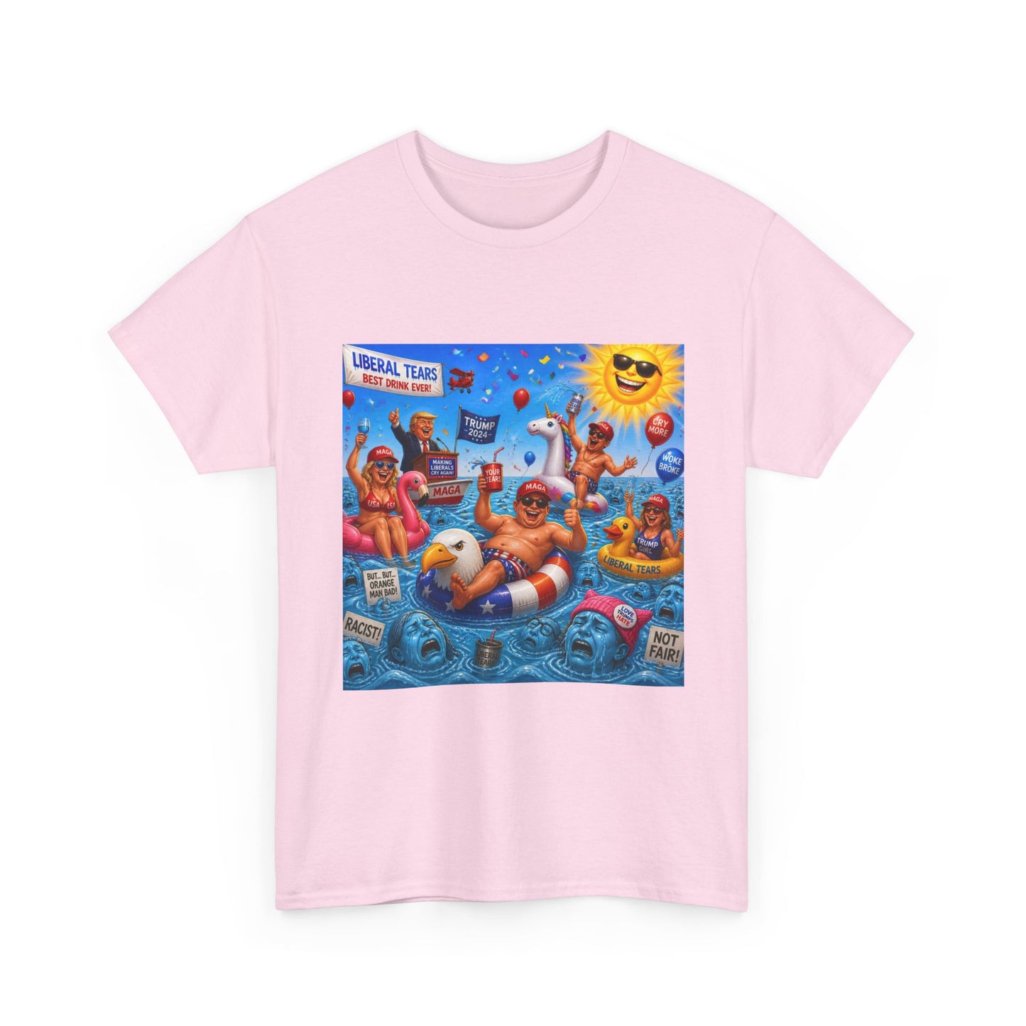 Beach Party T-Shirt — "Lifeguard Sharks" Summer Graphic Tee