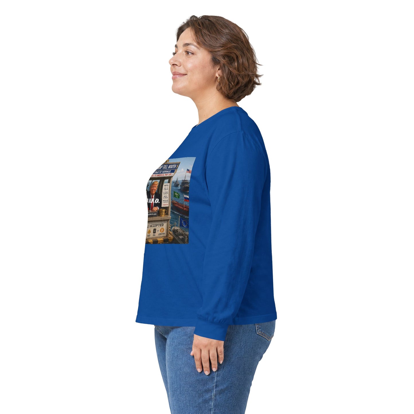 The FAFO Society Long Sleeve Tee — Vintage Carnival Ticket Booth Graphic