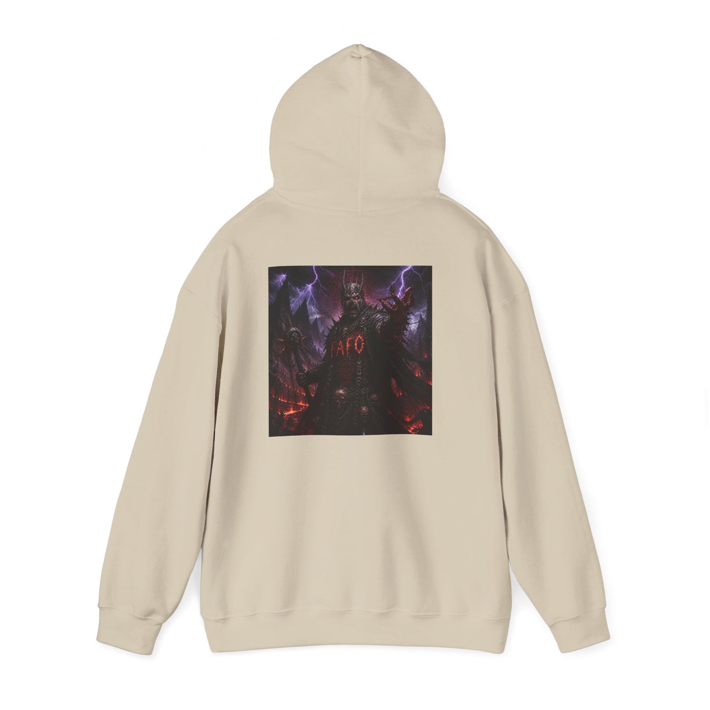 Hoodie — Dark Neon Aesthetic “AFRO” Graphic Pullover