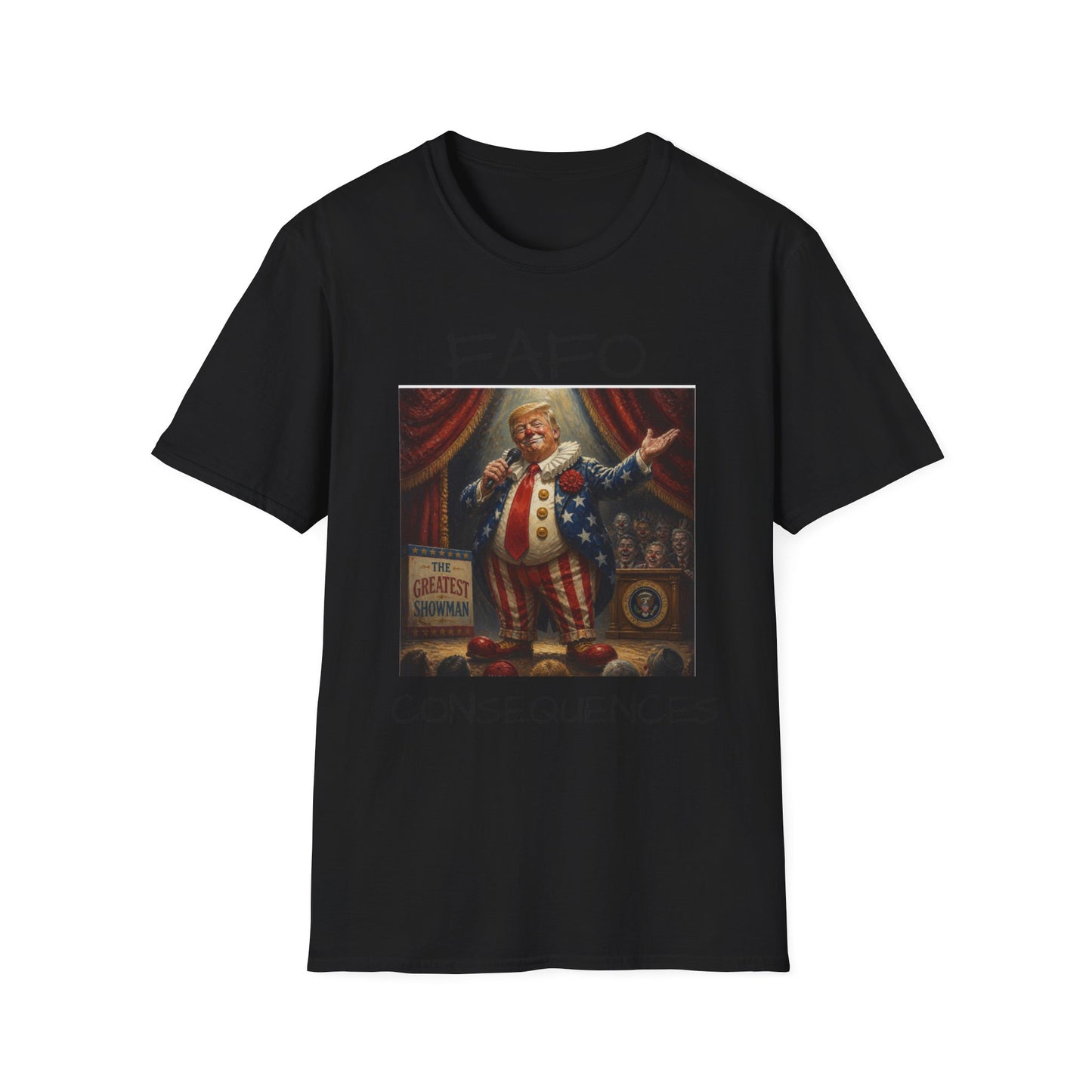 Graphic T‑Shirt FAFO Consequences Vintage King Portrait