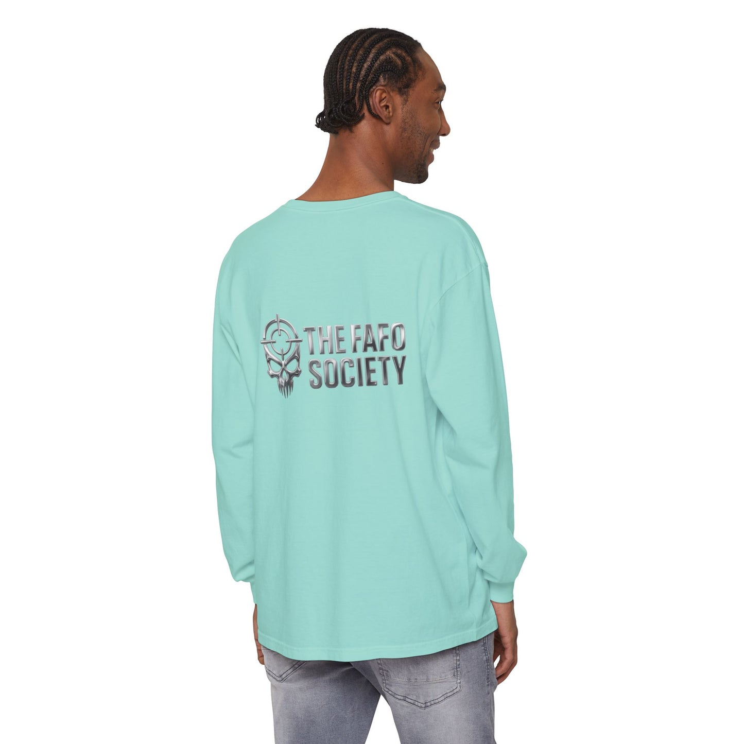 Long Sleeve T-Shirt — 'He Who Fucks Around Finds Out' Phoenix Design (Proud Member of the FAFO Society)