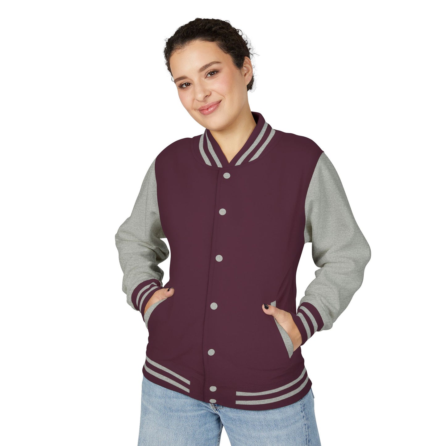 Letterman Jacket — Retro Graphic Back Patch