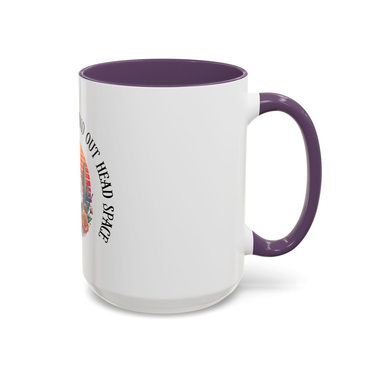 Coffee Mug - "I’m In A Fuck Around Find Out" Retro Cactus Middle Finger Design (Accent 11/15oz)