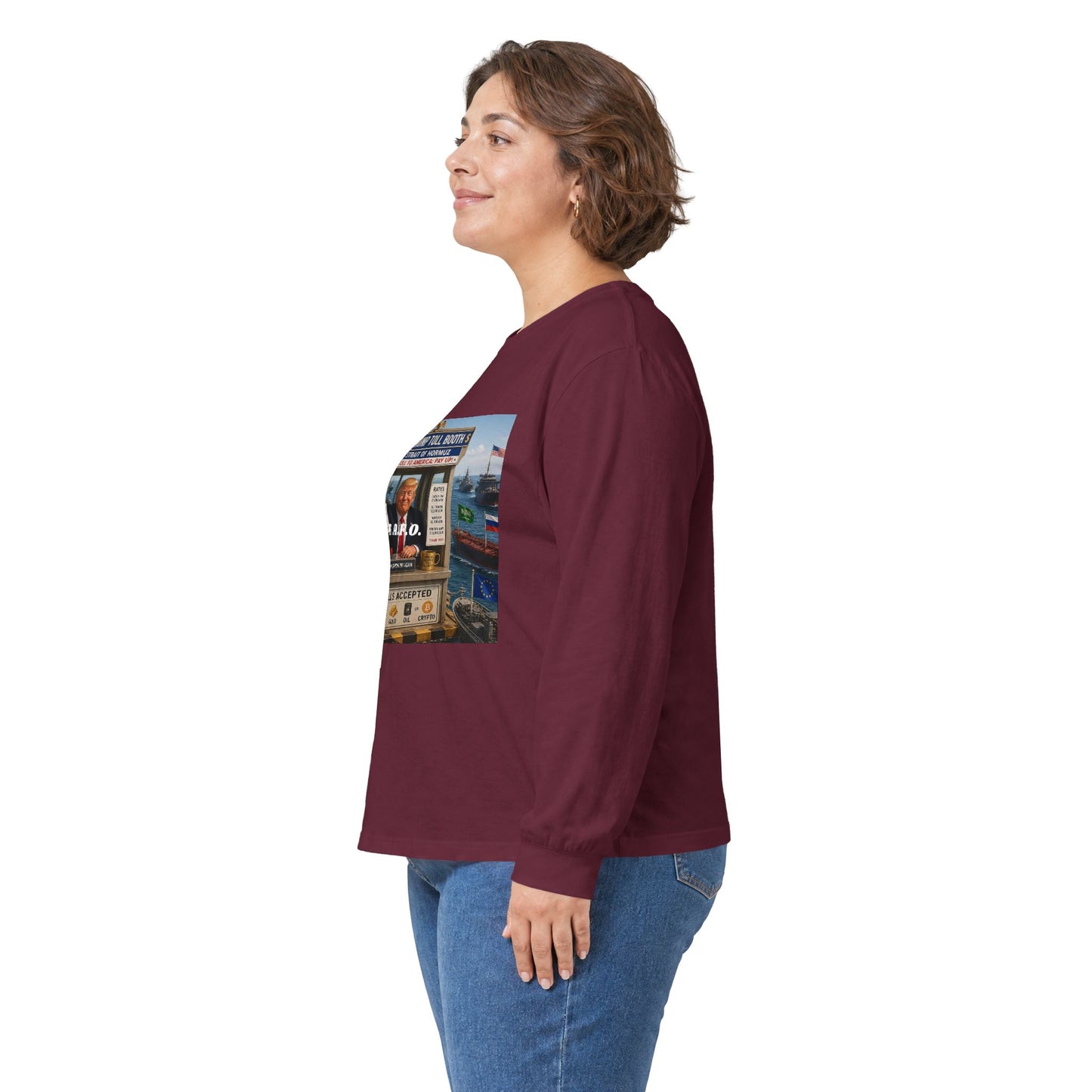 The FAFO Society Long Sleeve Tee — Vintage Carnival Ticket Booth Graphic