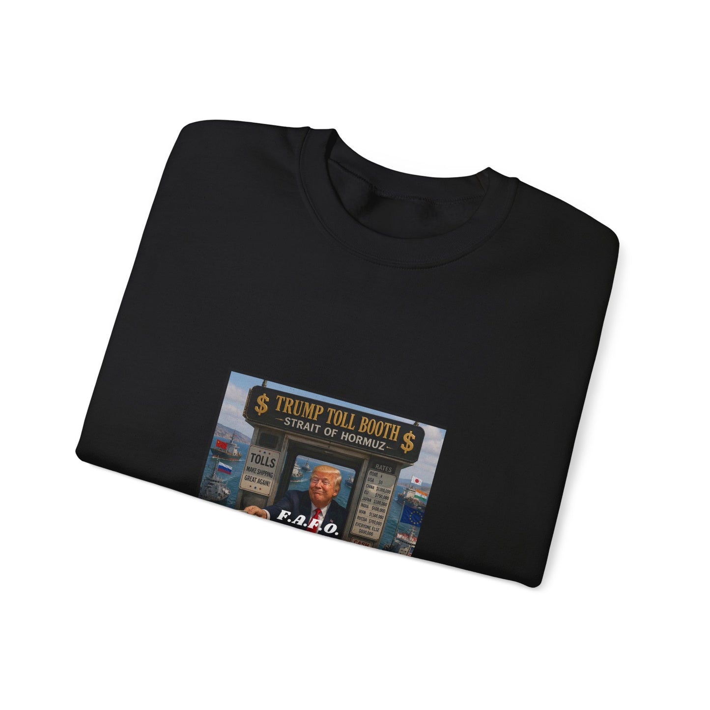 Vintage Arcade Poster Sweatshirt — "Realistic Tour Nights" Retro Gaming Crewneck