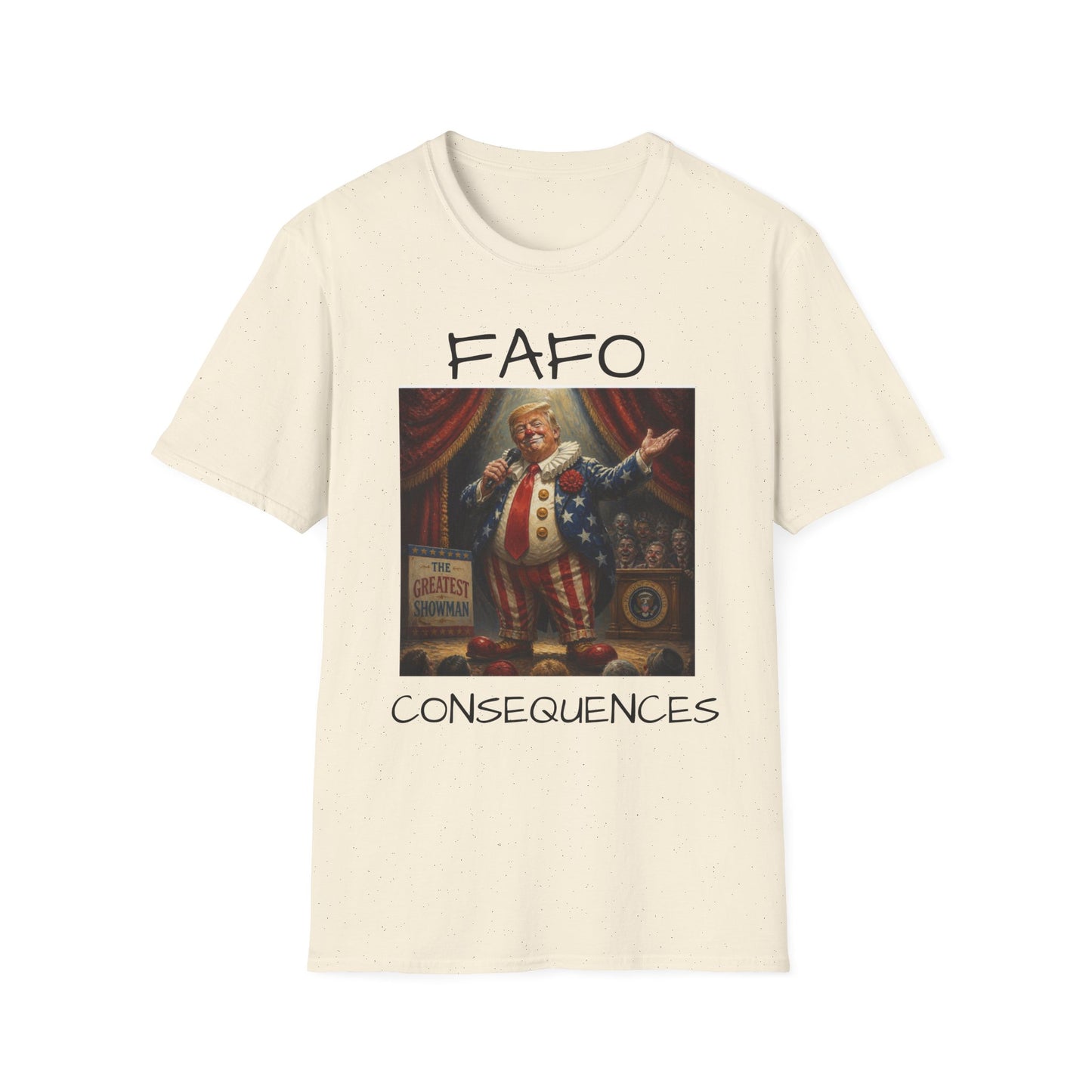 Graphic T‑Shirt FAFO Consequences Vintage King Portrait