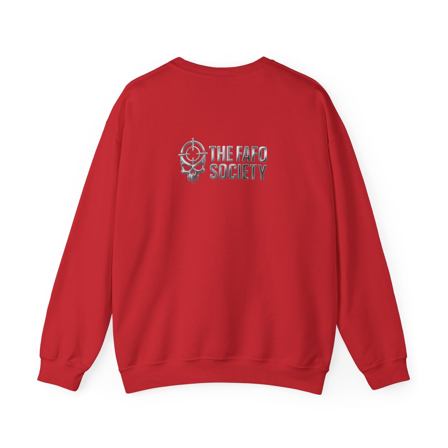 Creepy Clown "FAFO" Crewneck Sweatshirt — The FAFO Society Graphic