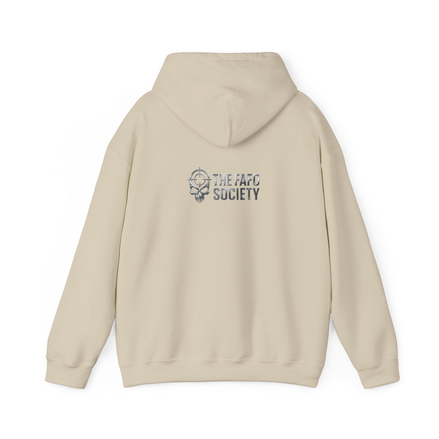 Hoodie — Sunset Hand Peace Sign Graphic "Stay True"