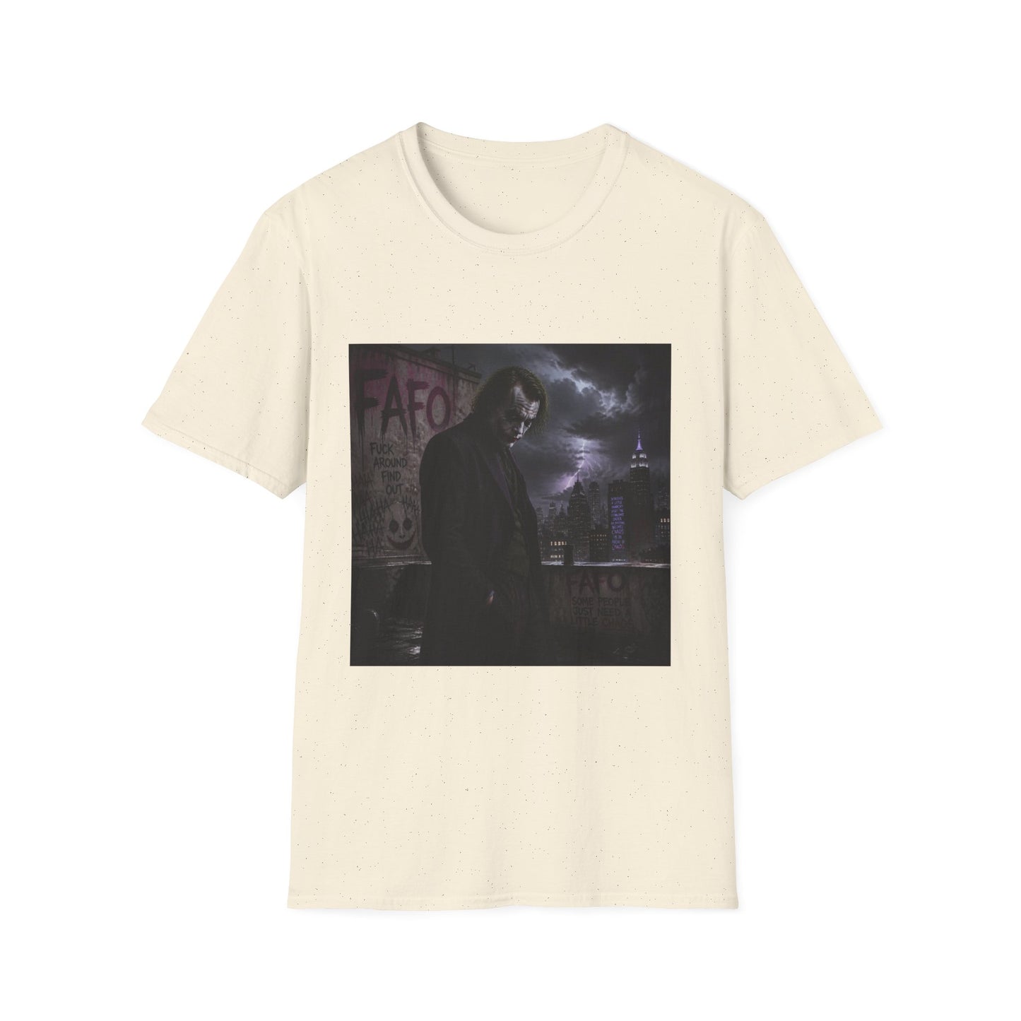 Graphic Tee — Moody Night Joker Portrait T-Shirt