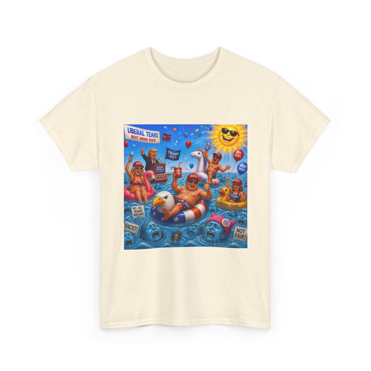Beach Party T-Shirt — "Lifeguard Sharks" Summer Graphic Tee