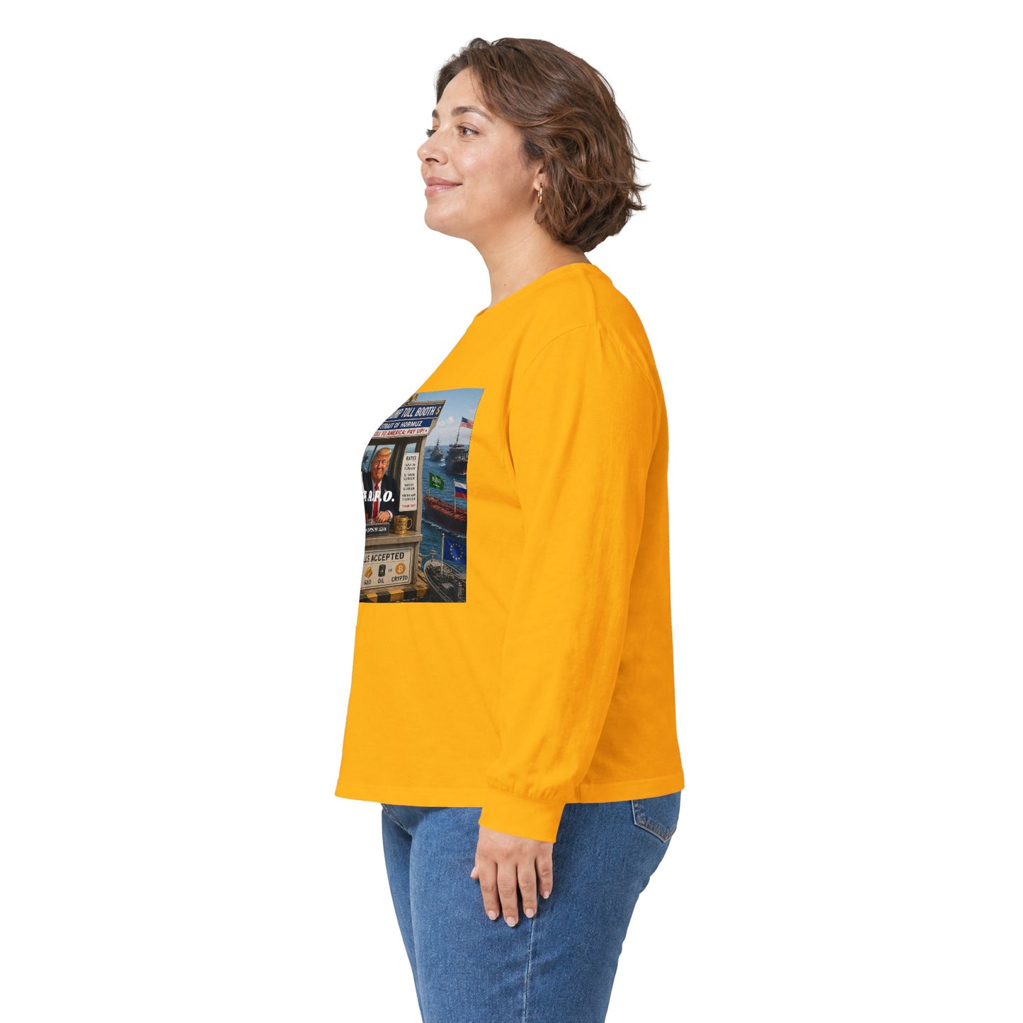 The FAFO Society Long Sleeve Tee — Vintage Carnival Ticket Booth Graphic