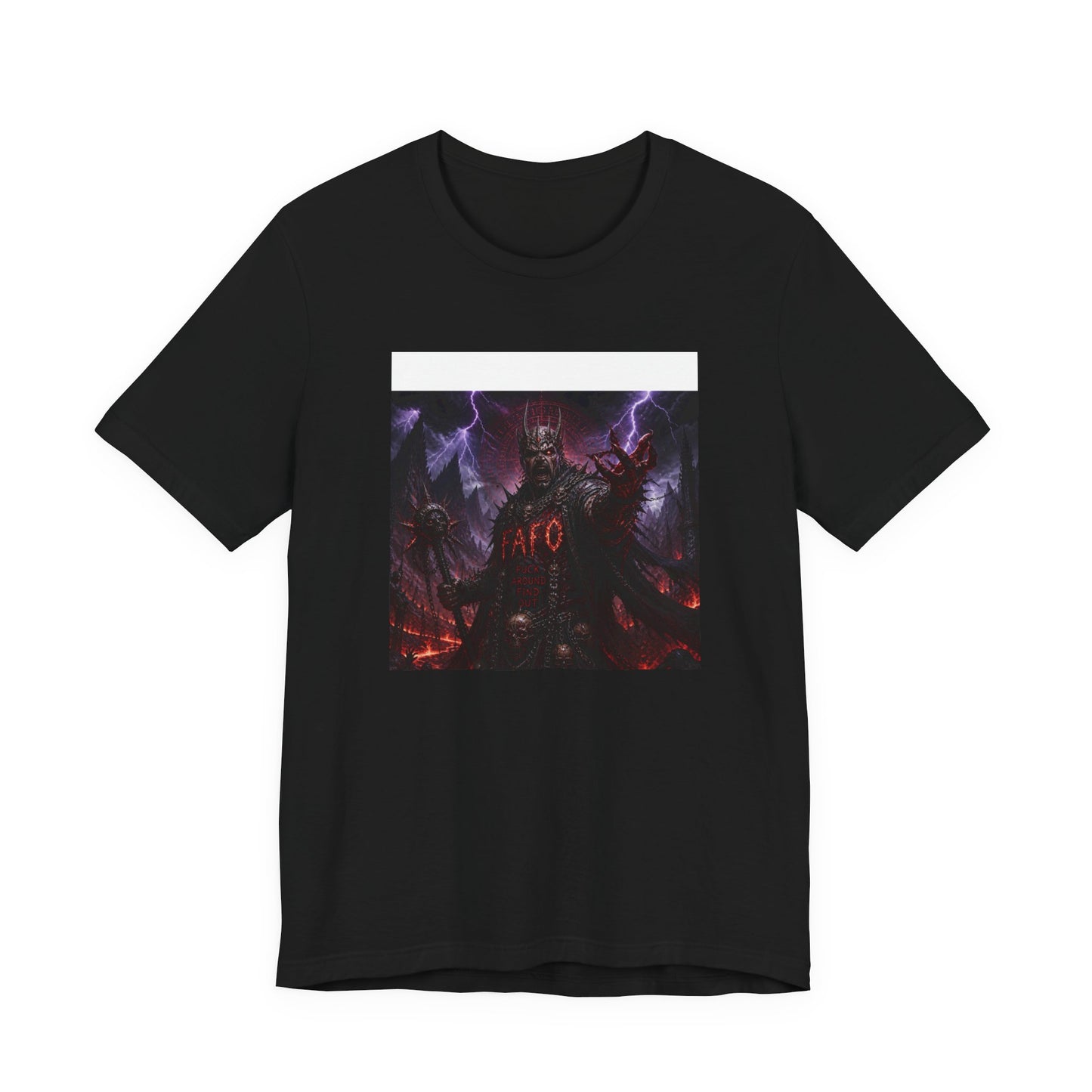 Demon King Graphic Tee – "AFO" Dark Fantasy Anime T-Shirt