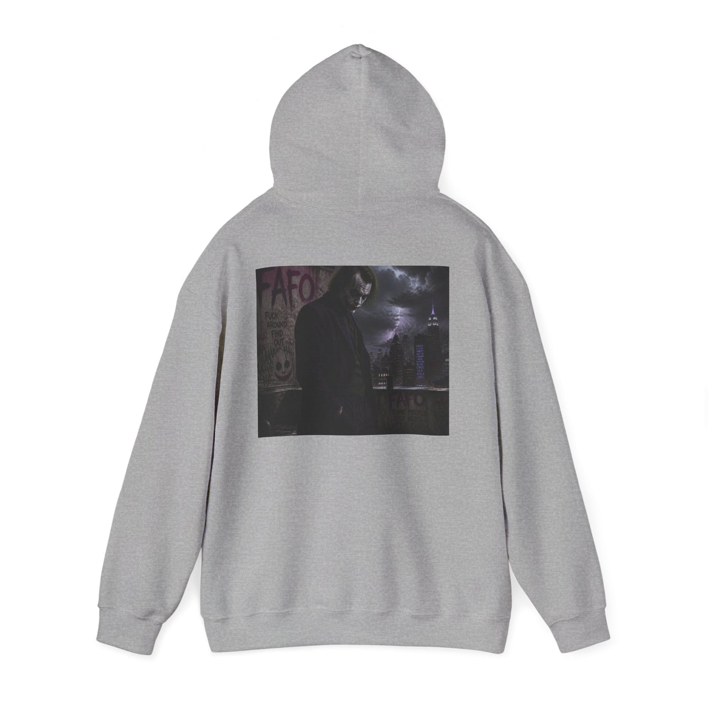 Dark Alley Noir Hoodie — Moody Urban Cyberpunk Streetwear
