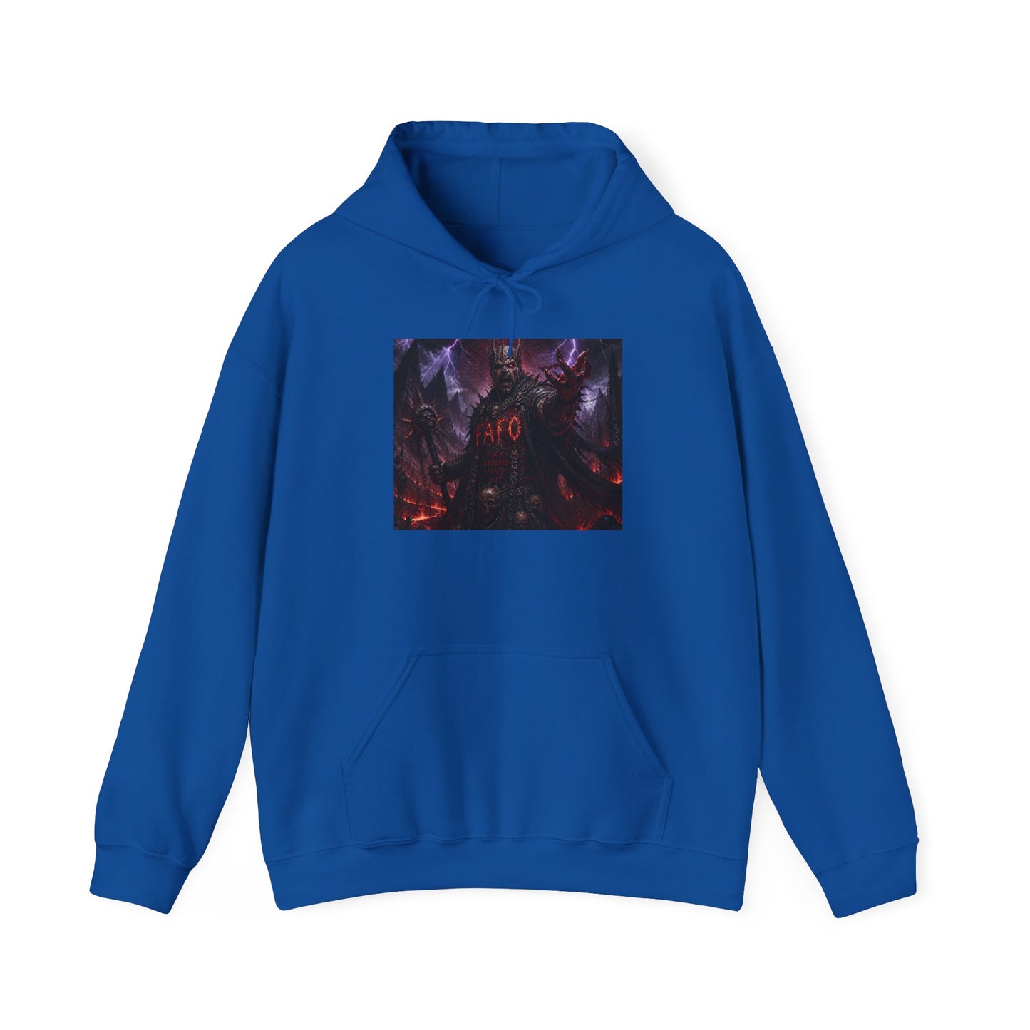 The FARC Society 'Afro' Graphic Hoodie — Dark Neon Palm Design