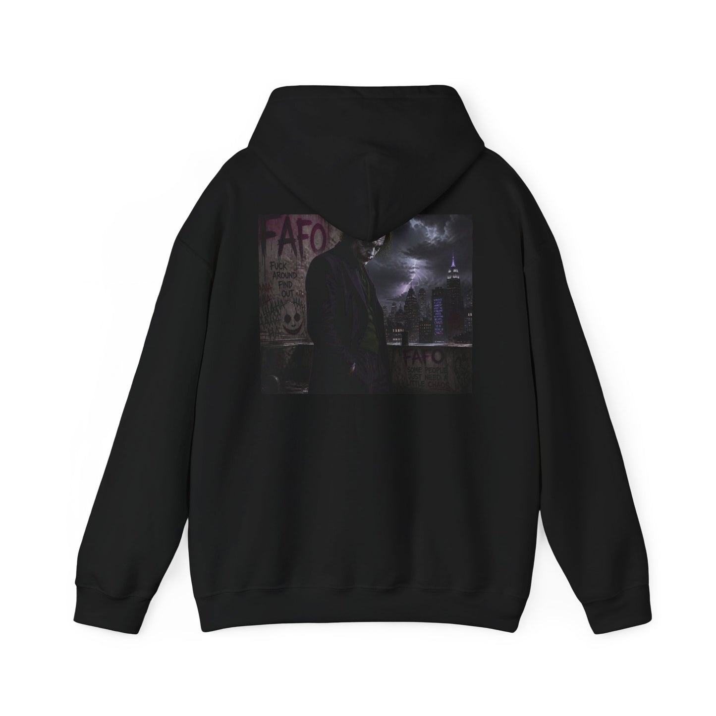 Dark Alley Noir Hoodie — Moody Urban Cyberpunk Streetwear