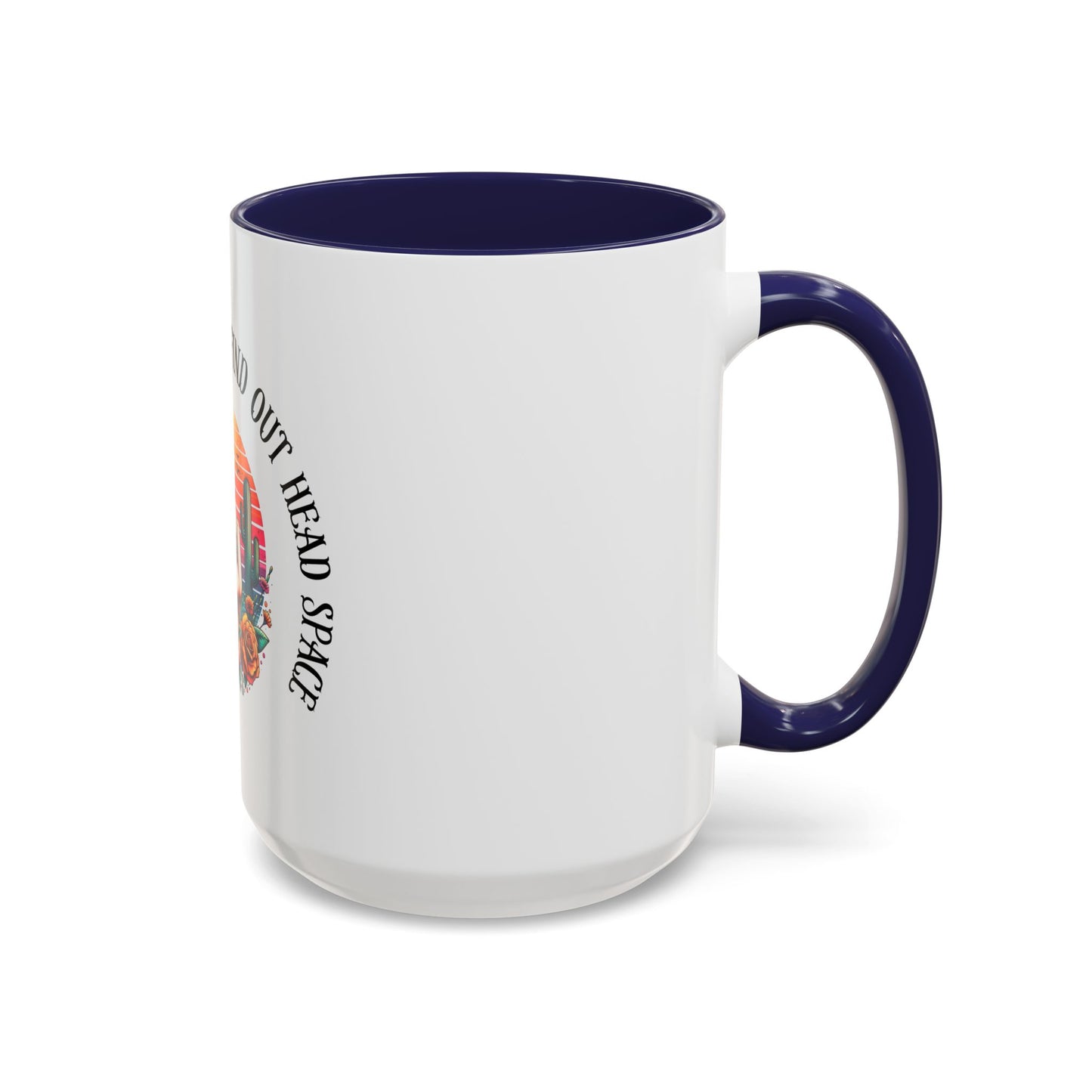 Coffee Mug - "I’m In A Fuck Around Find Out" Retro Cactus Middle Finger Design (Accent 11/15oz)