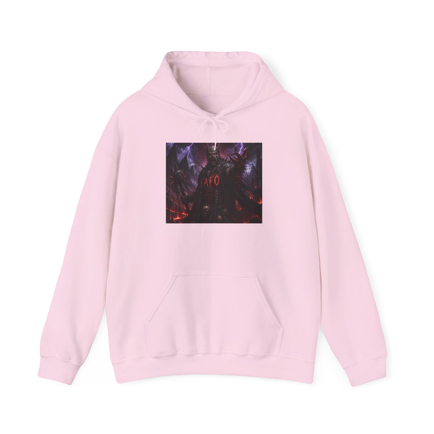 The FARC Society 'Afro' Graphic Hoodie — Dark Neon Palm Design