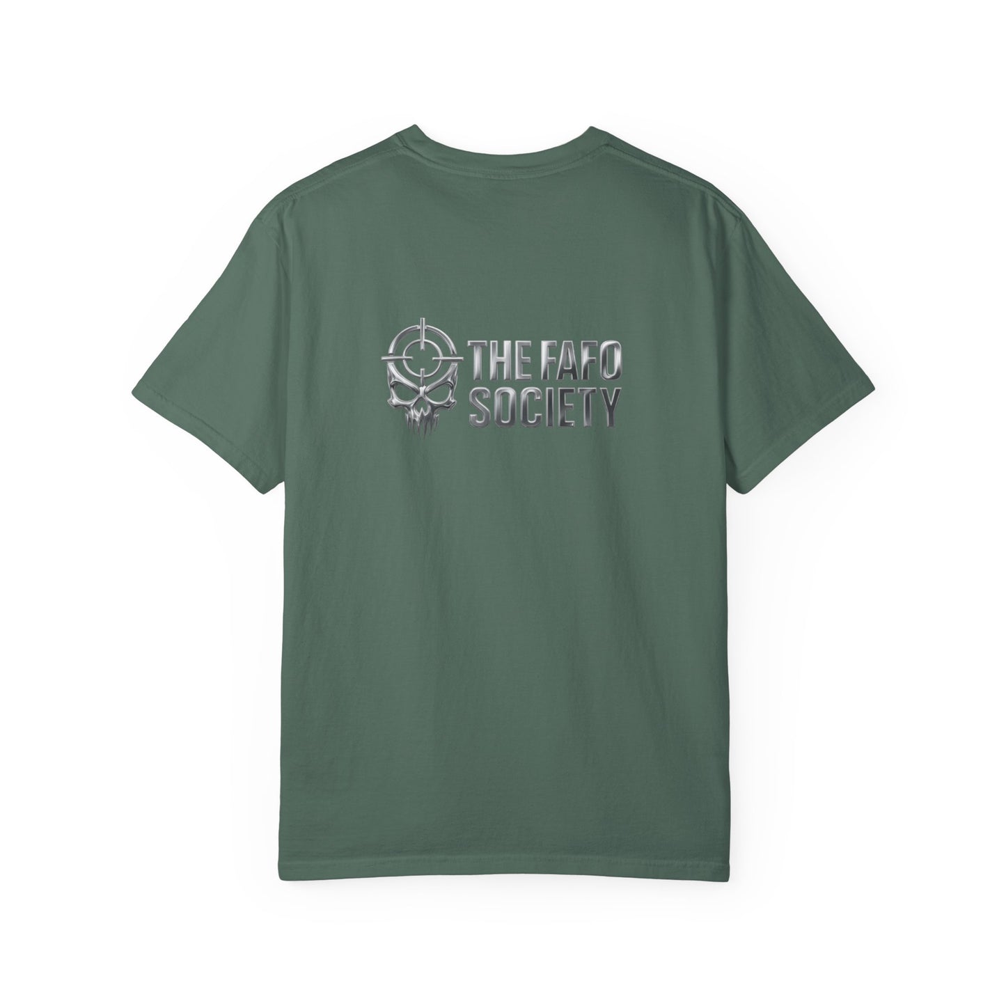 Dark Urban Noir T-Shirt — 'The Fafo Society' Skull Logo Tee