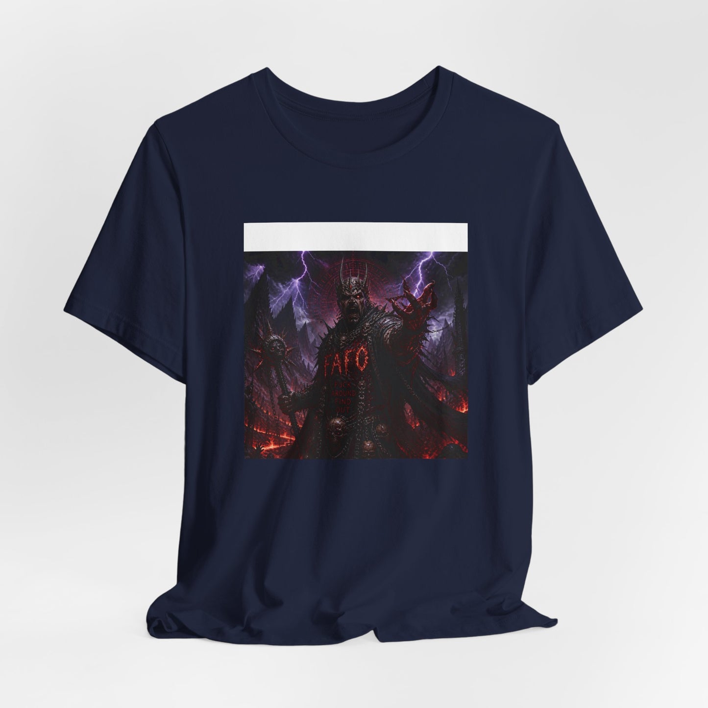 Demon King Graphic Tee – "AFO" Dark Fantasy Anime T-Shirt