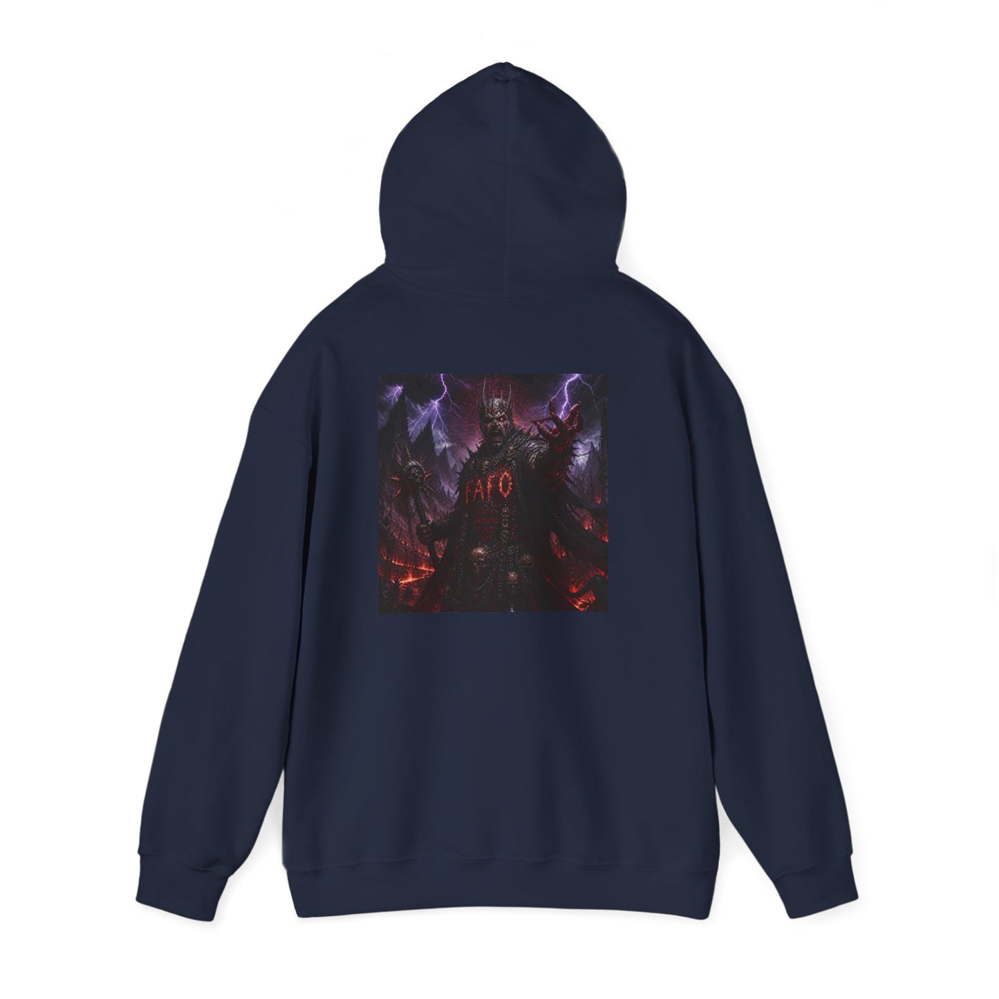 Hoodie — Dark Neon Aesthetic “AFRO” Graphic Pullover
