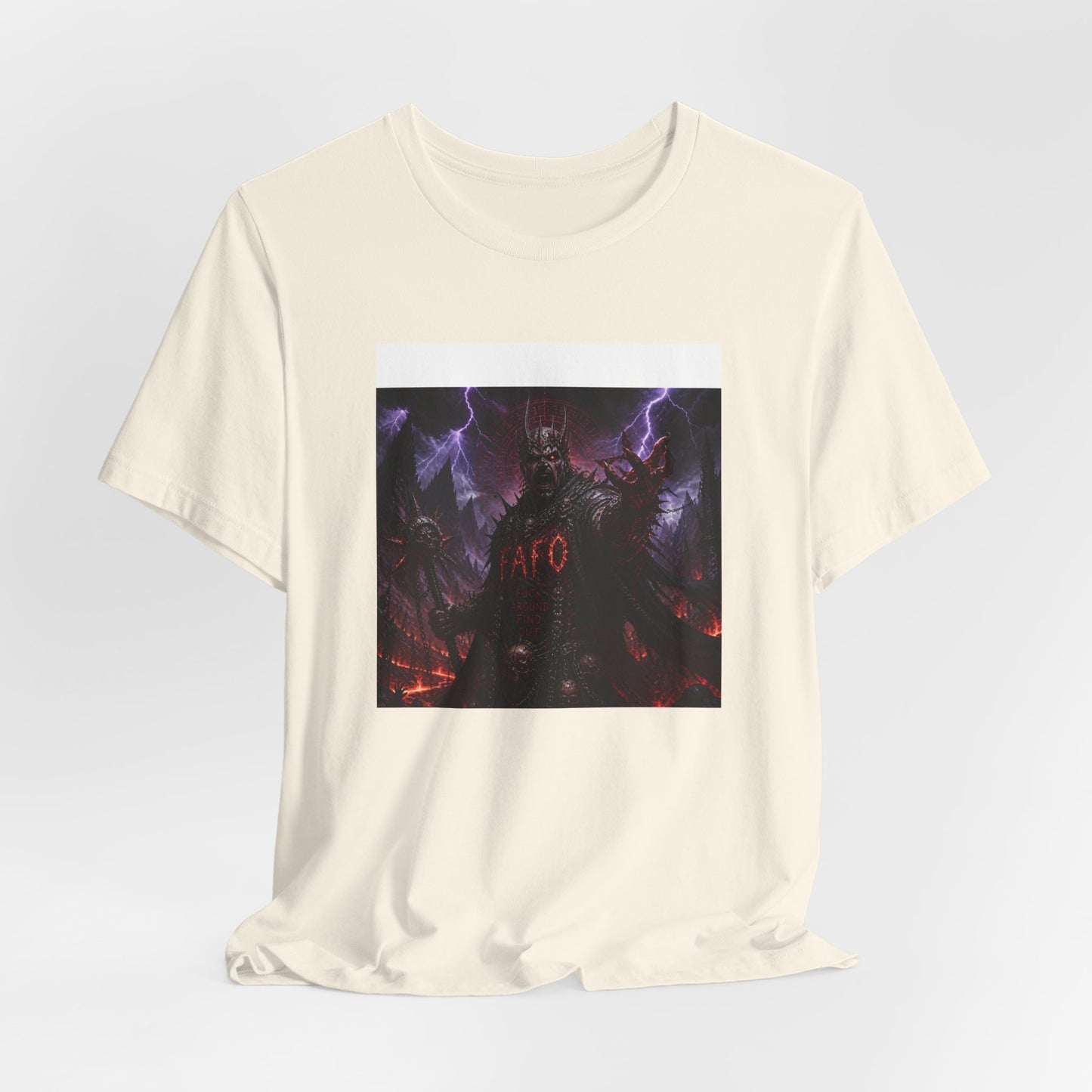 Demon King Graphic Tee – "AFO" Dark Fantasy Anime T-Shirt