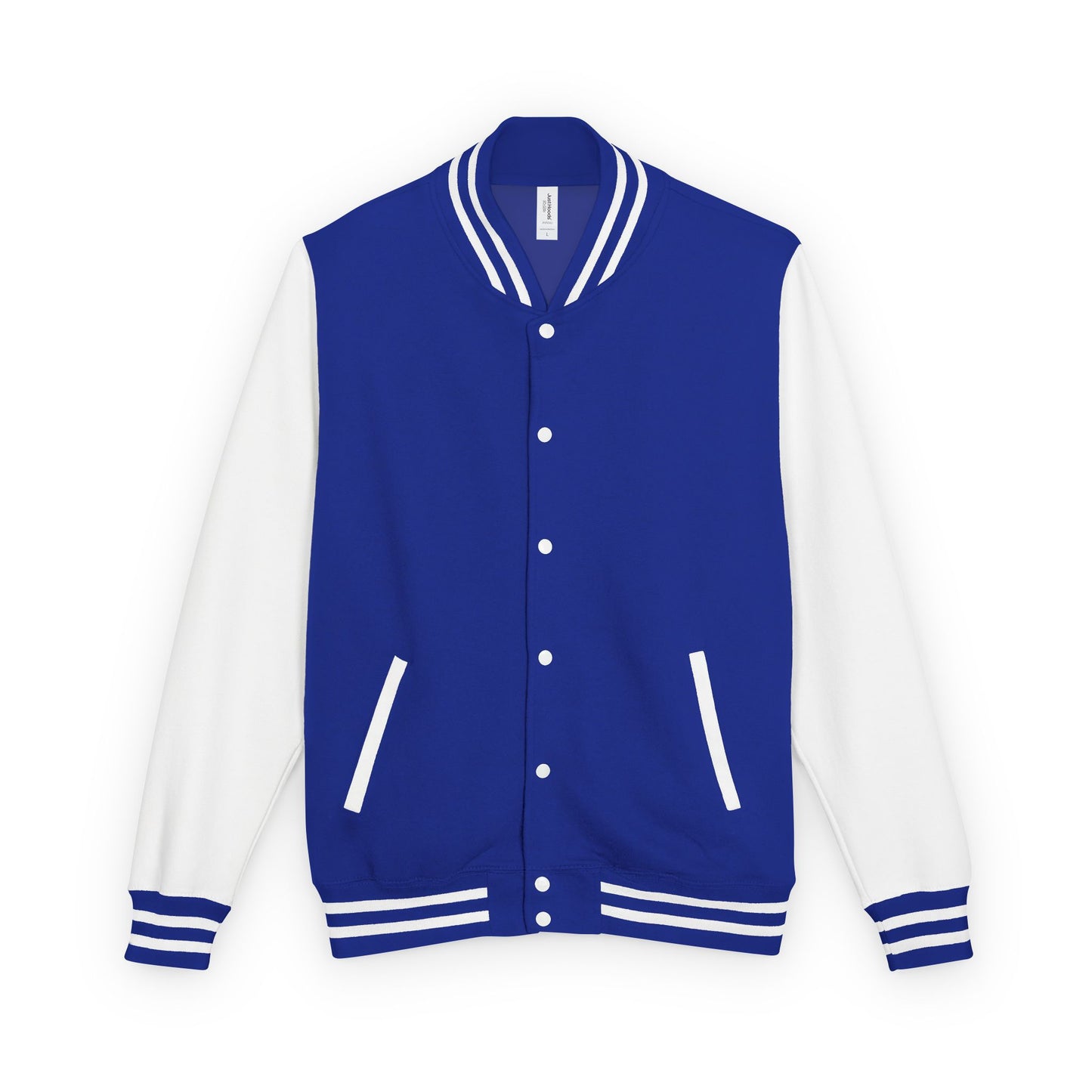 Letterman Jacket — Retro Graphic Back Patch