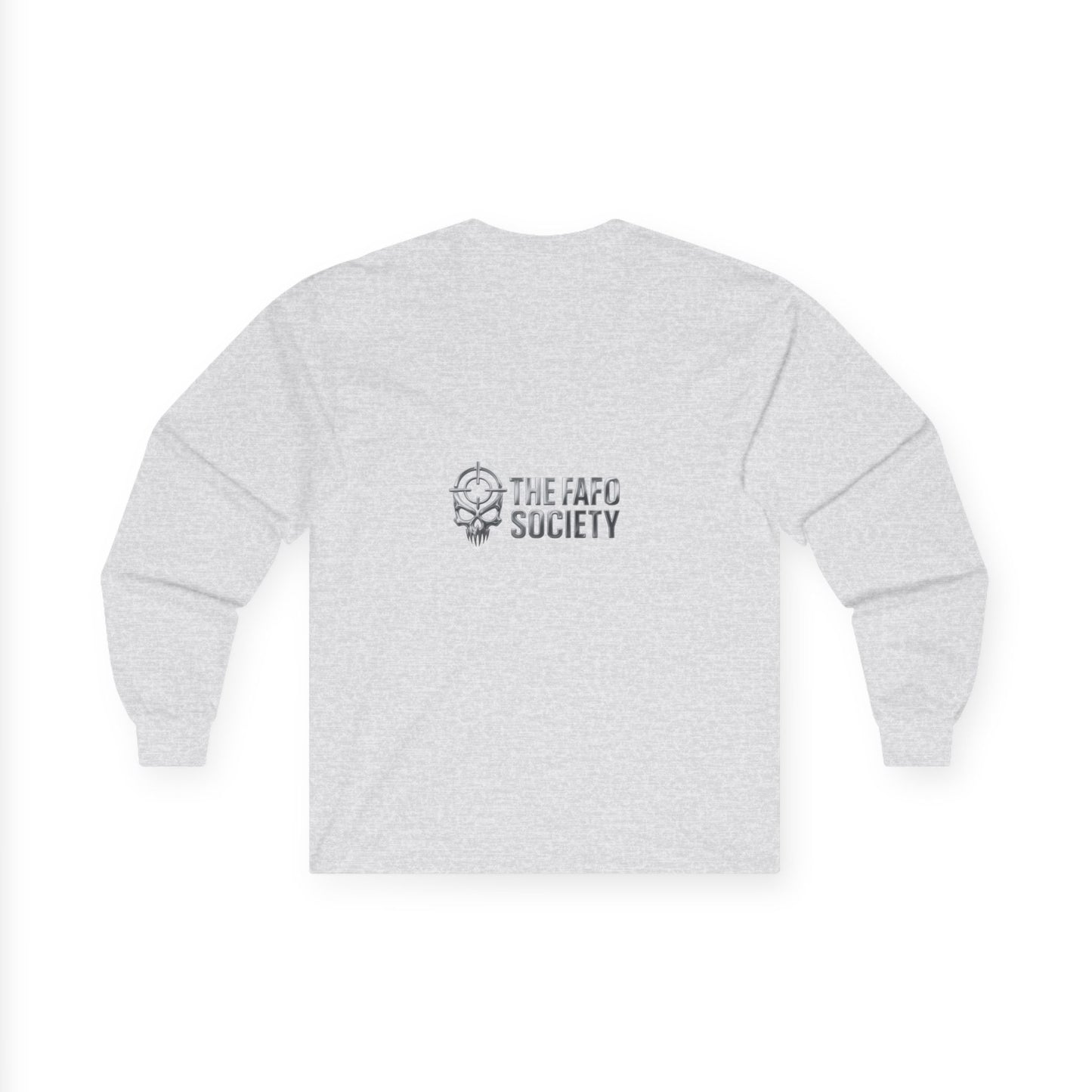 The FAFO Society Long Sleeve Tee — Vintage Carnival Ticket Booth Graphic