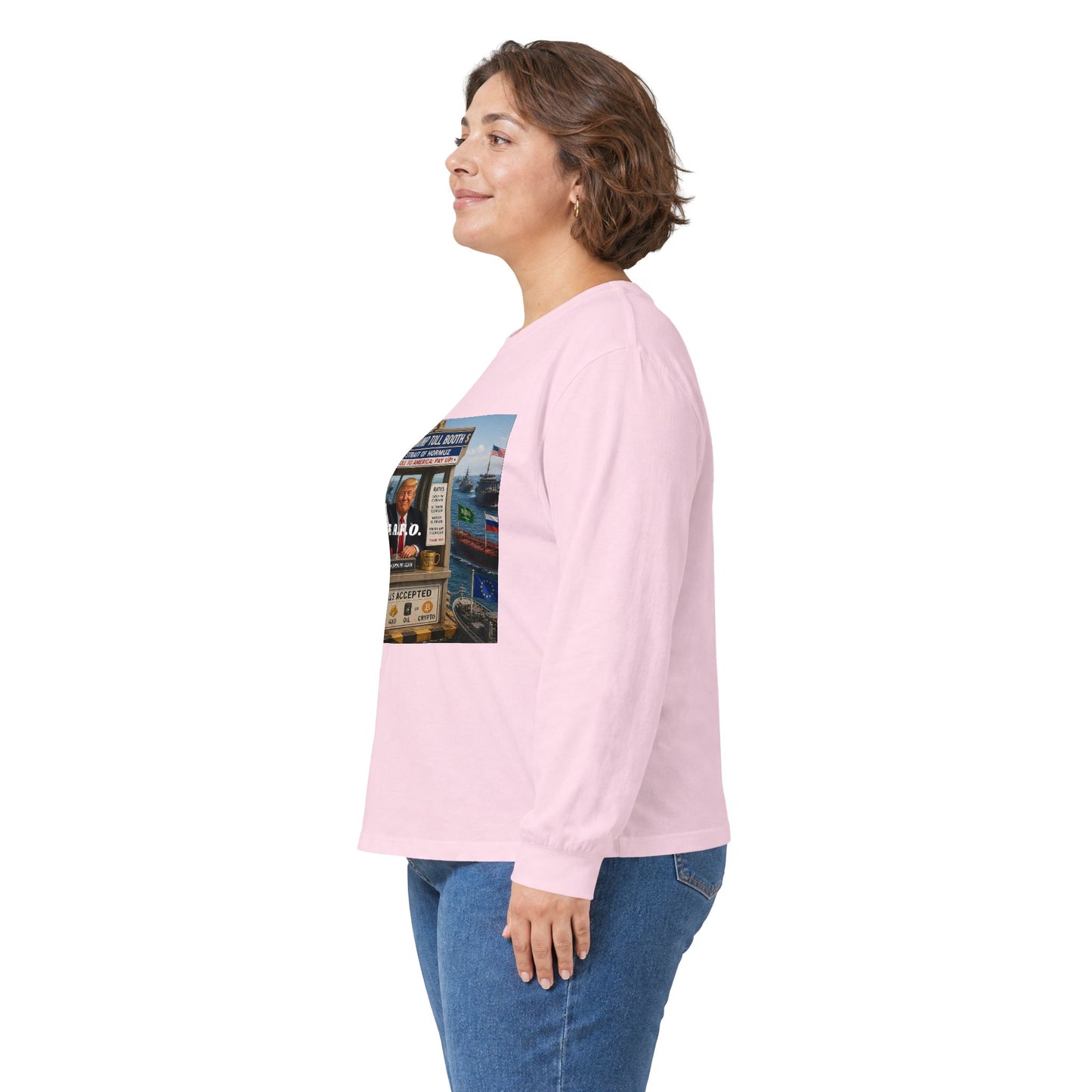 The FAFO Society Long Sleeve Tee — Vintage Carnival Ticket Booth Graphic