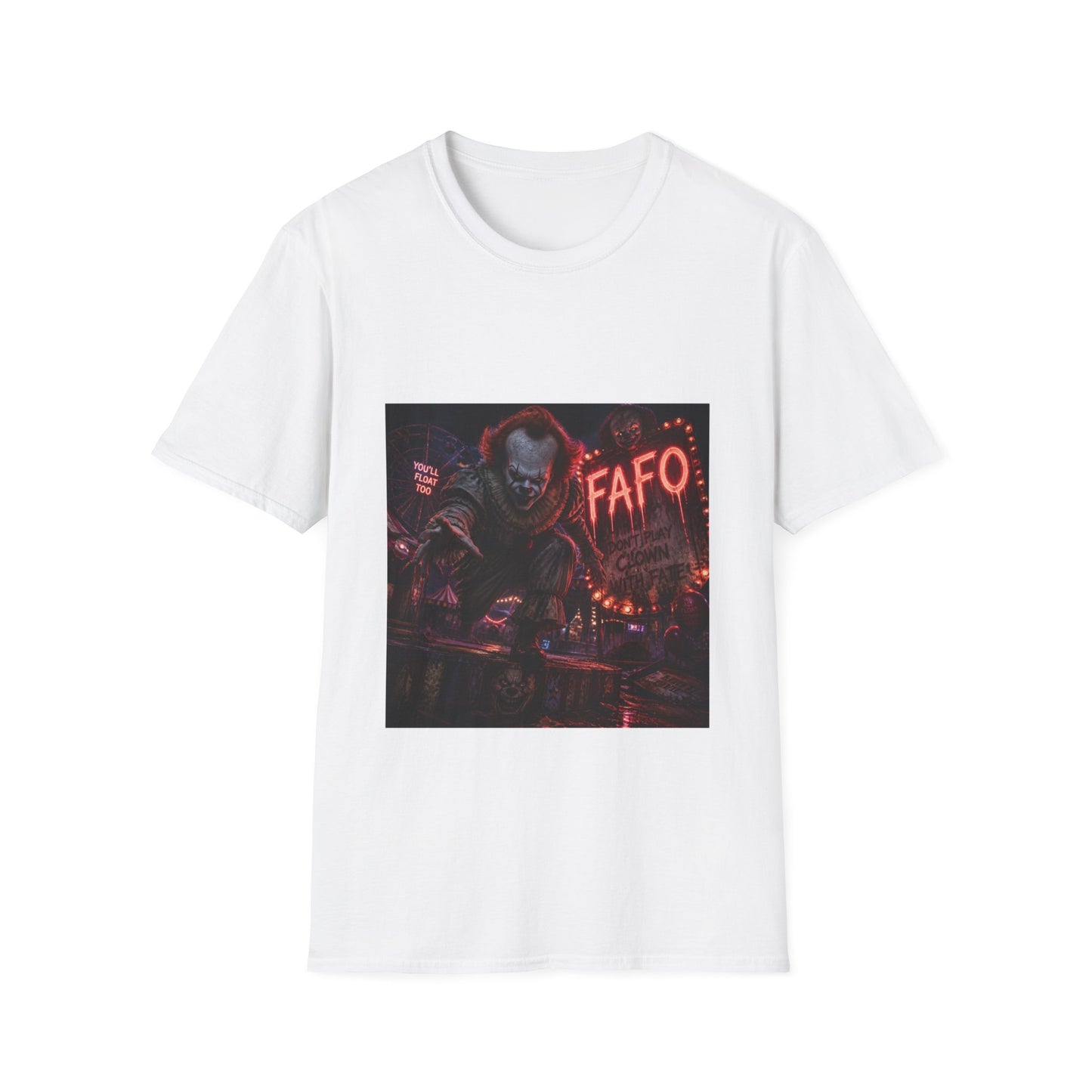 Horror Clown 'FAFO' Graphic T-Shirt