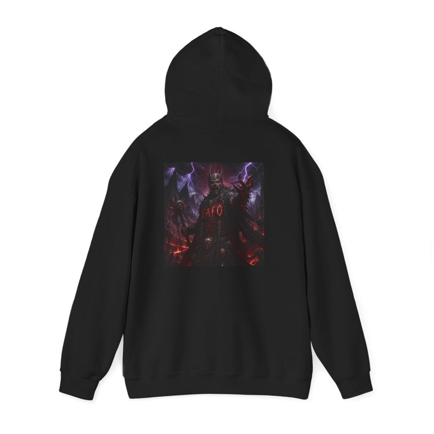 Hoodie — Dark Neon Aesthetic “AFRO” Graphic Pullover