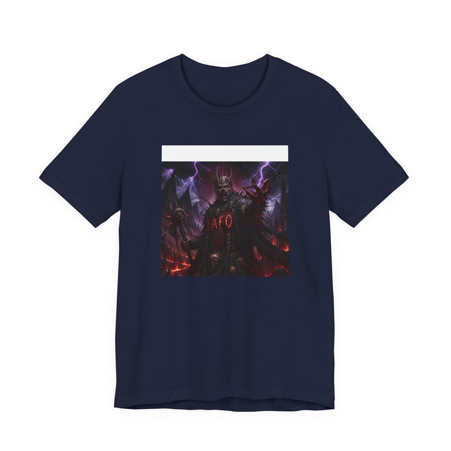 Demon King Graphic Tee – "AFO" Dark Fantasy Anime T-Shirt