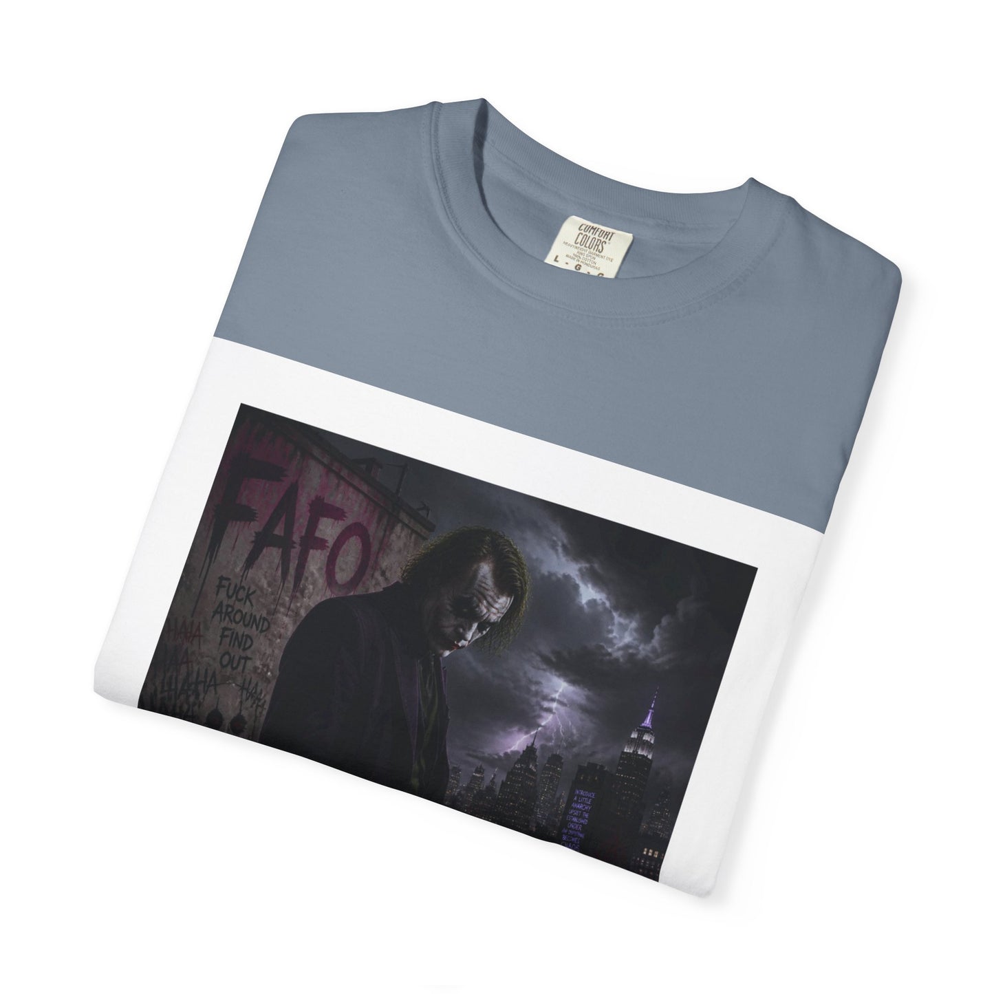 Dark Urban Noir T-Shirt — 'The Fafo Society' Skull Logo Tee