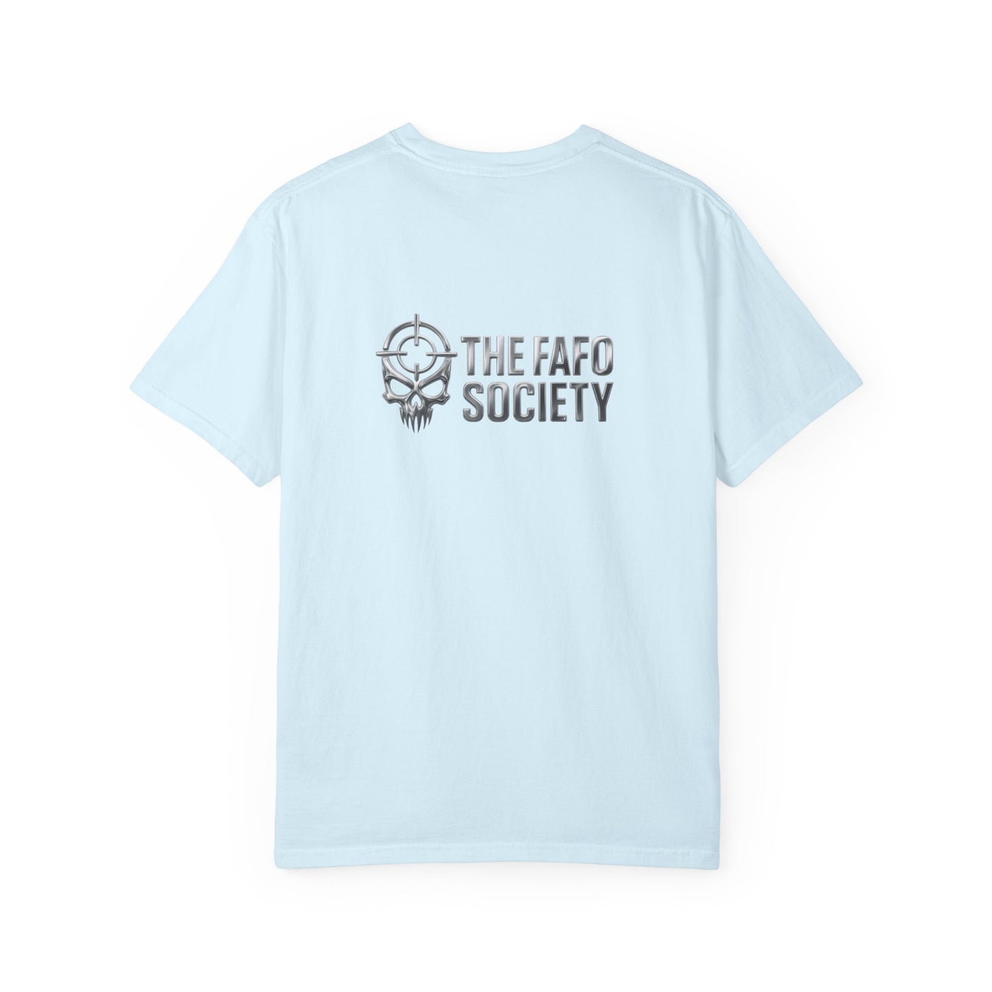 Dark Urban Noir T-Shirt — 'The Fafo Society' Skull Logo Tee