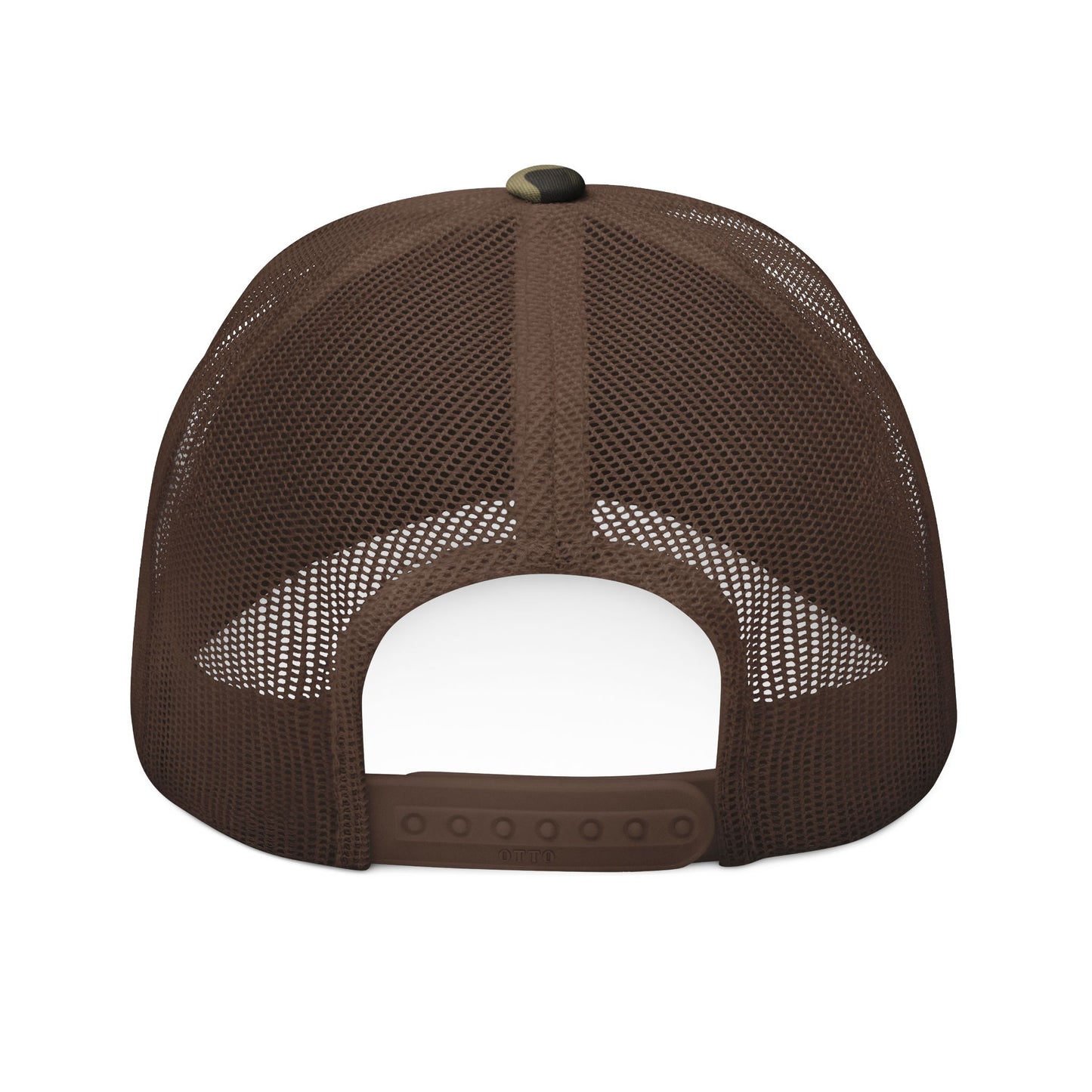 Camouflage Trucker Hat — Embroidered “The Fafo Society” Logo