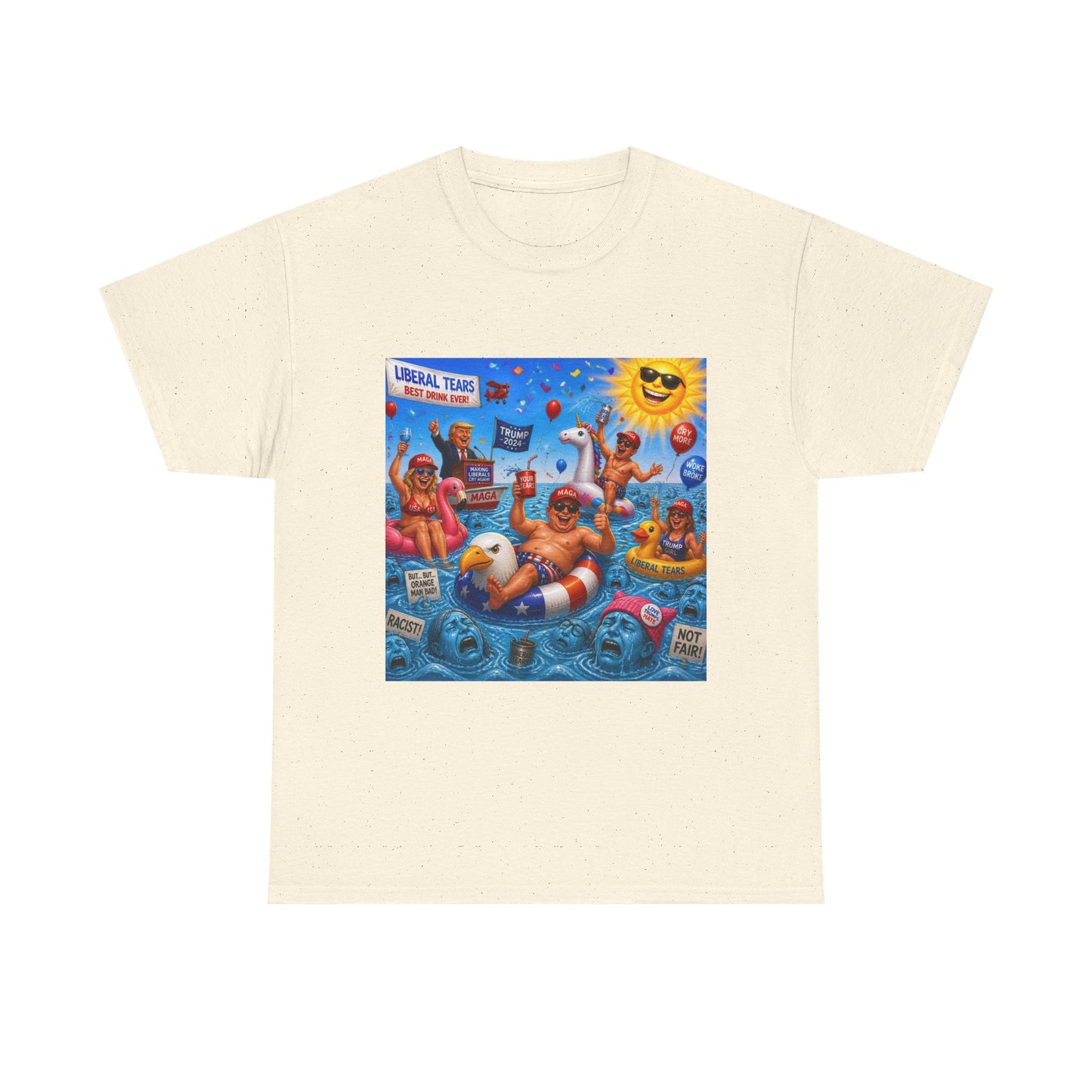 Beach Party T-Shirt — "Lifeguard Sharks" Summer Graphic Tee
