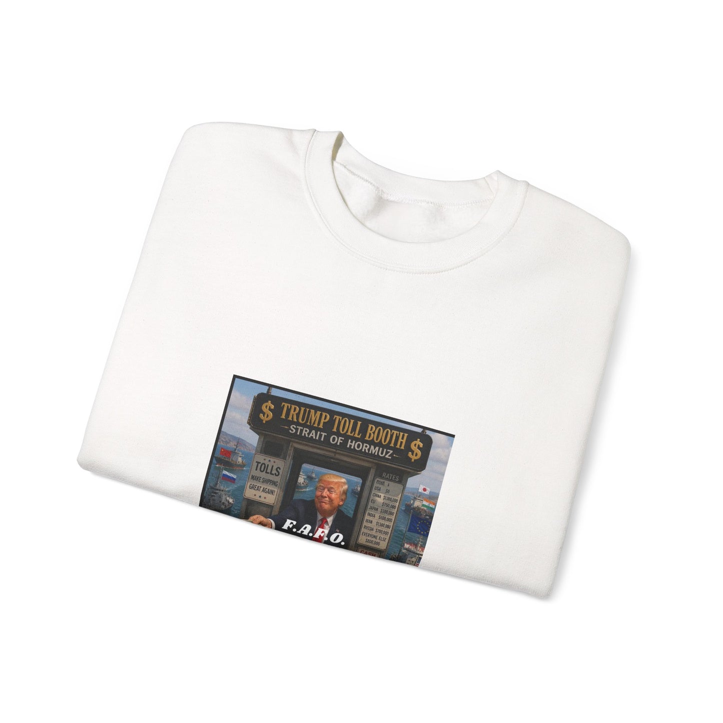 Vintage Arcade Poster Sweatshirt — "Realistic Tour Nights" Retro Gaming Crewneck