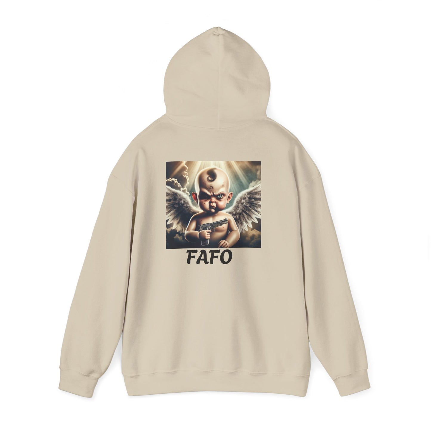 FAFO Society Hoodie — 'Proud Member of the FAFO Society' Angel Graphic Sweatshirt