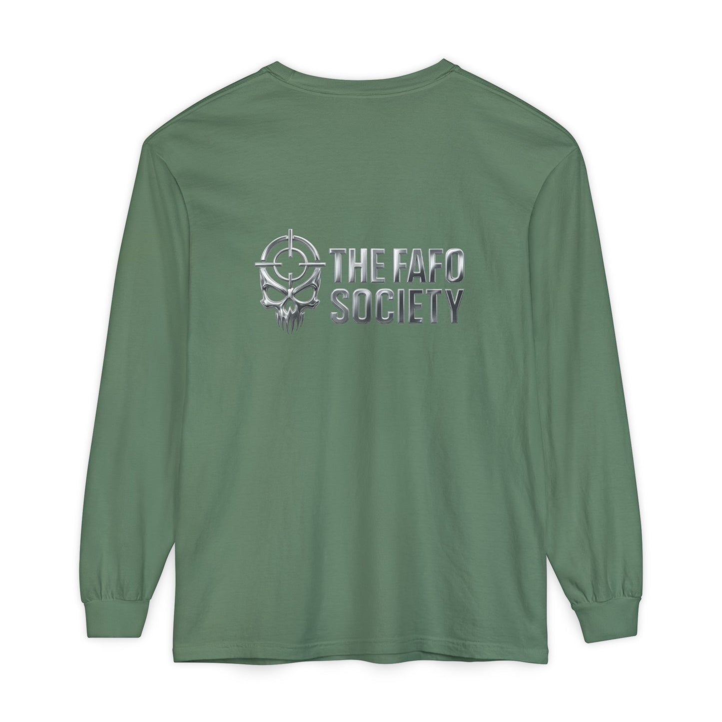 Long Sleeve T-Shirt — 'He Who Fucks Around Finds Out' Phoenix Design (Proud Member of the FAFO Society)