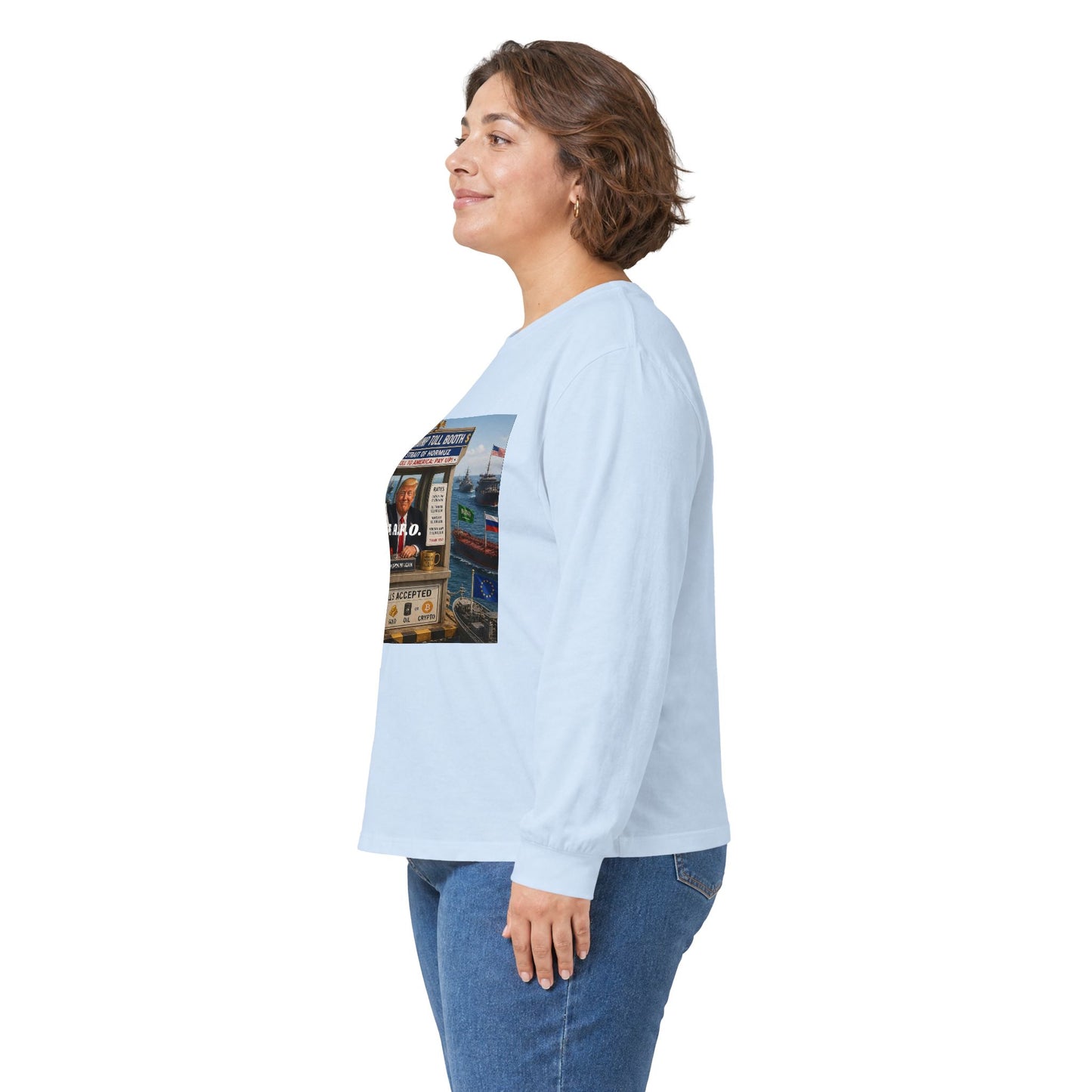 The FAFO Society Long Sleeve Tee — Vintage Carnival Ticket Booth Graphic