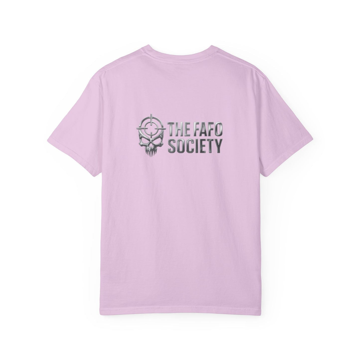 Dark Urban Noir T-Shirt — 'The Fafo Society' Skull Logo Tee