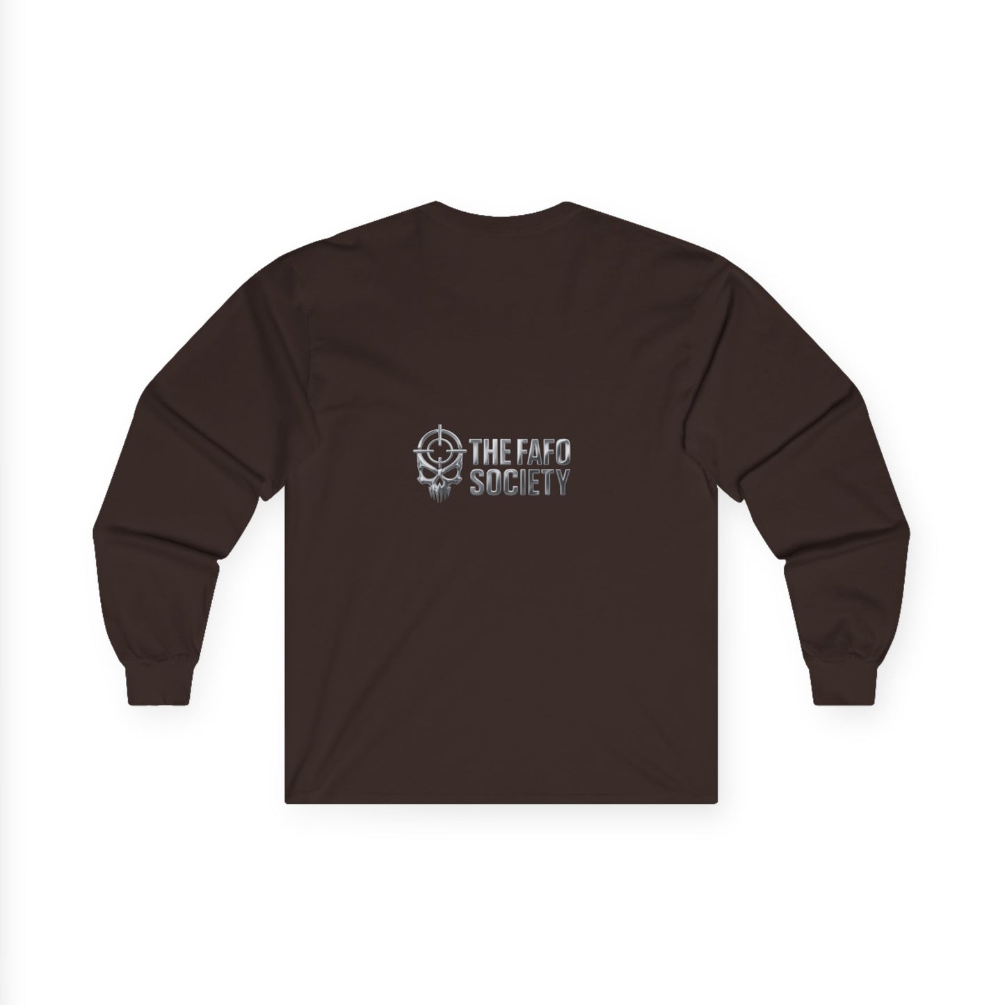 The FAFO Society Long Sleeve Tee — Vintage Carnival Ticket Booth Graphic
