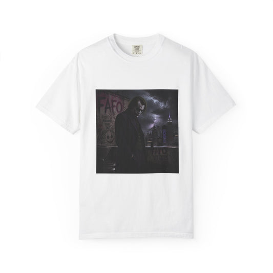 Dark Urban Noir T-Shirt — 'The Fafo Society' Skull Logo Tee