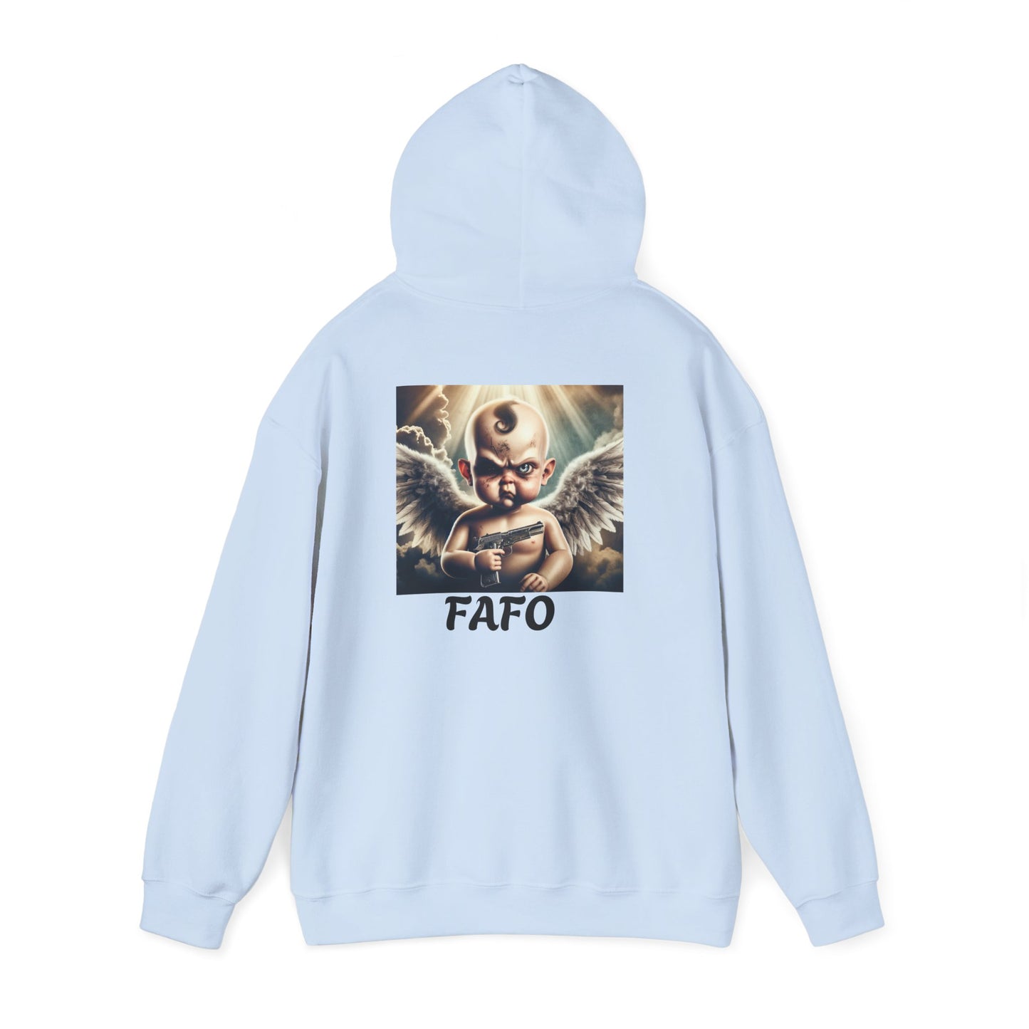 FAFO Society Hoodie — 'Proud Member of the FAFO Society' Angel Graphic Sweatshirt